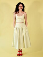 Studio Citizen Maiden Skirt in Lime Pinstripe