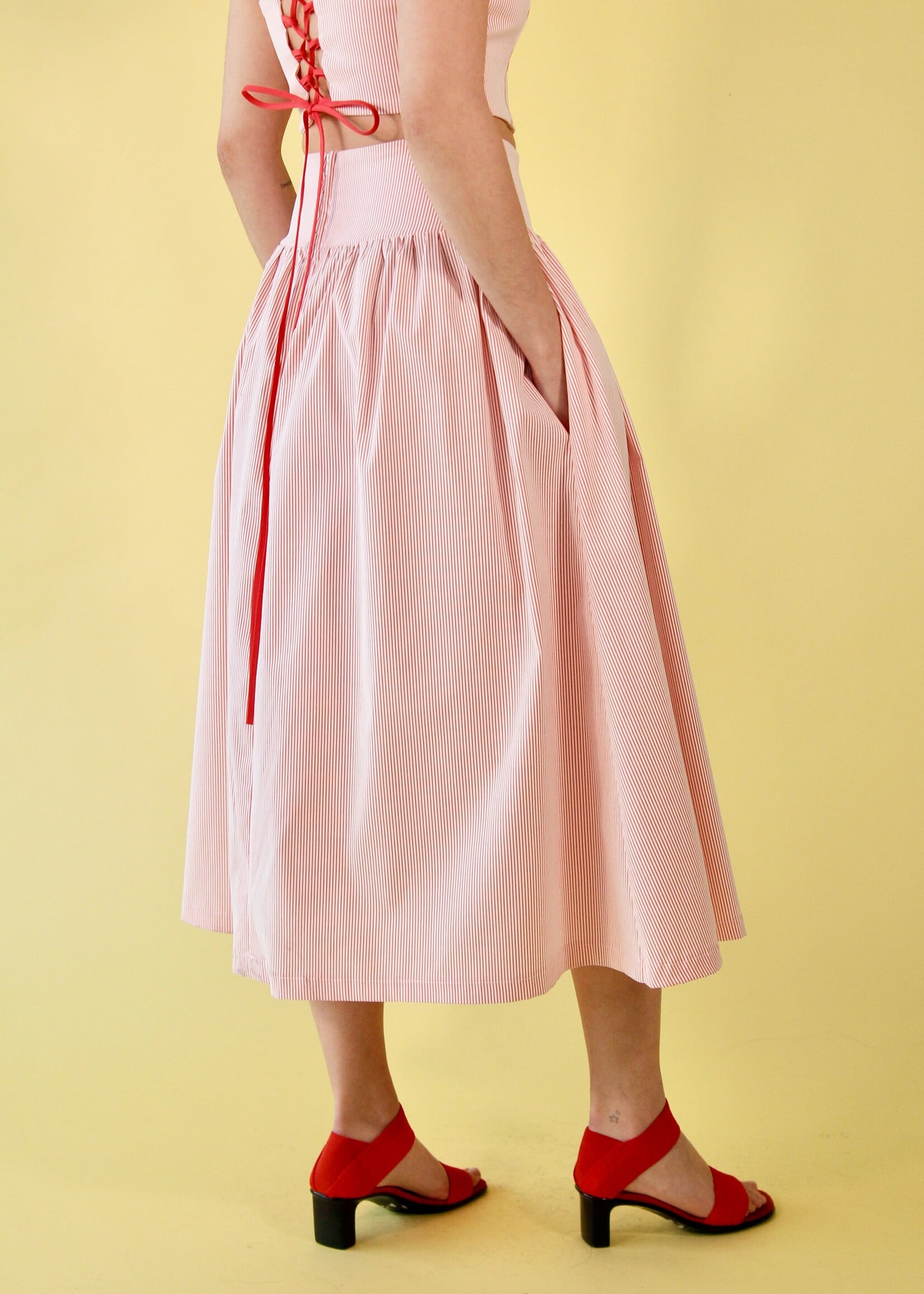 Studio Citizen Studio Citizen Maiden Skirt - Candy Stripe