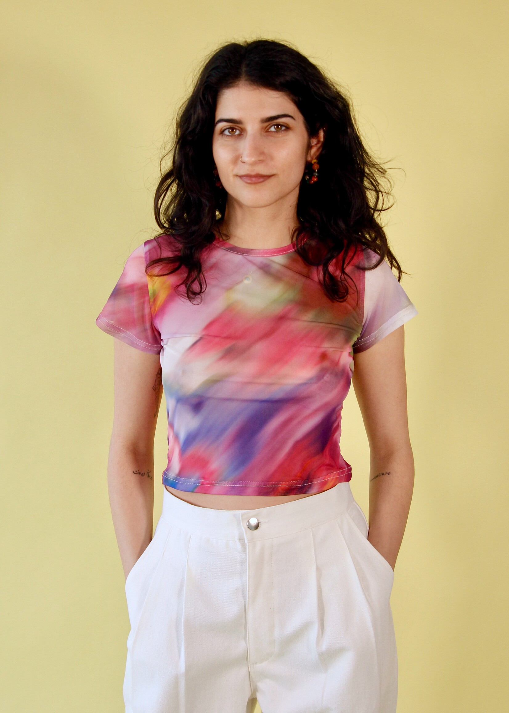 Studio Citizen Studio Citizen Baby Tee - Impressionist Mesh