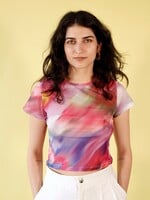 Studio Citizen Baby Tee in Impressionist Mesh