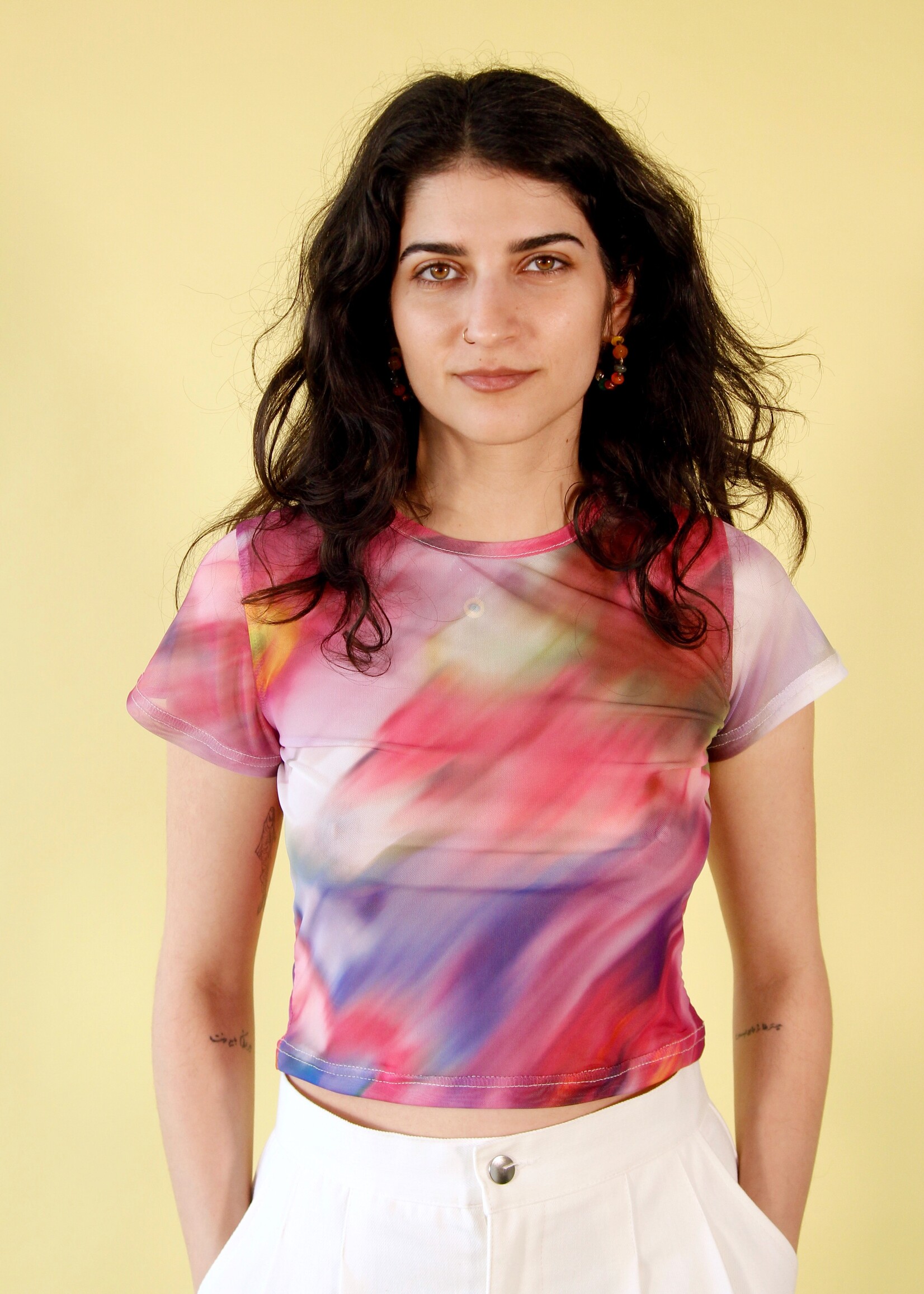 Studio Citizen Studio Citizen Baby Tee - Impressionist Mesh