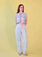 Studio Citizen Straight Cut Pants  in Ice Blue Denim
