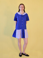Studio Citizen Studio Citizen Upcycled Sailor Dress - Navy Gingham - S