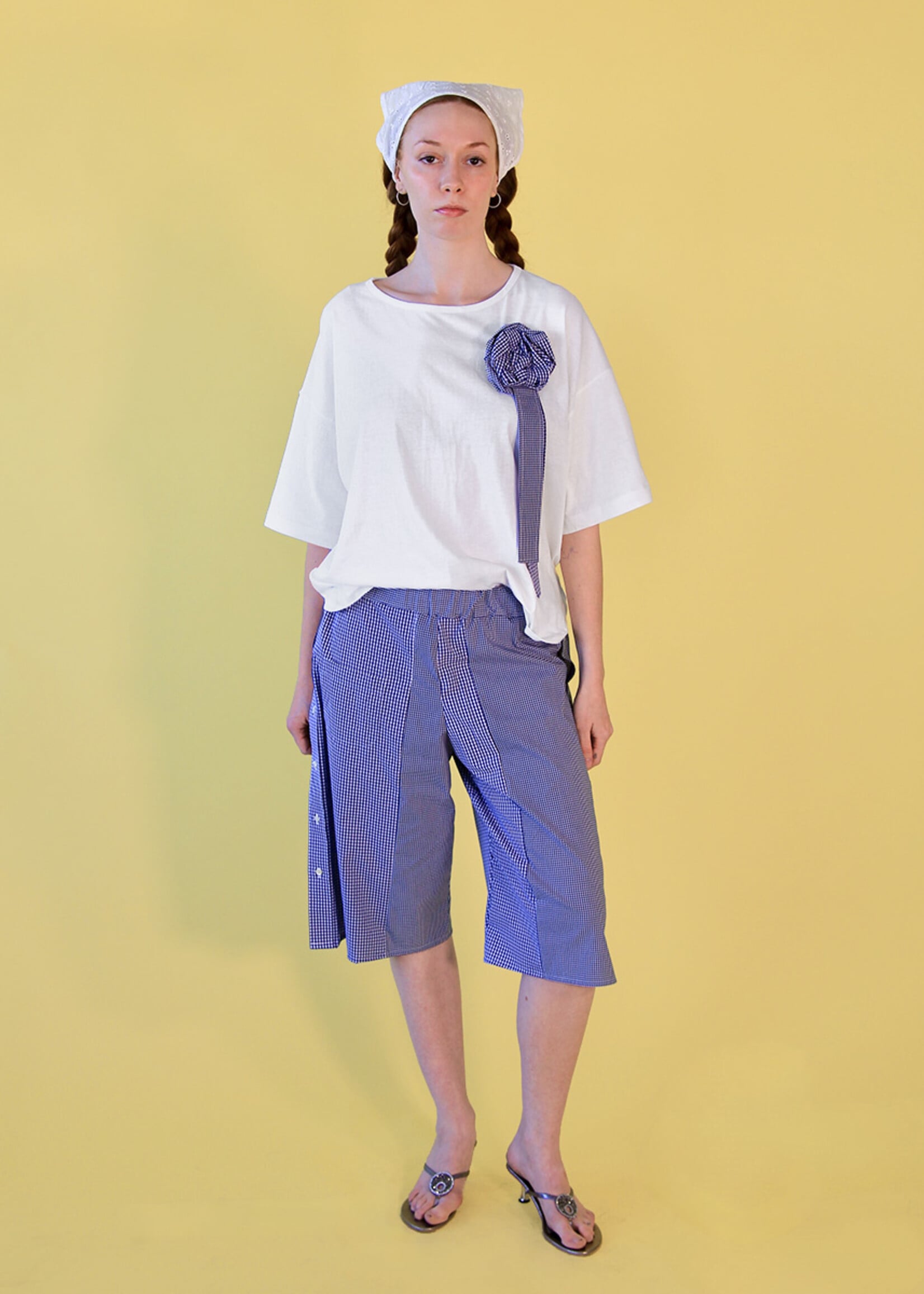 Studio Citizen Studio Citizen Upcycled Sailor Shorts - Blue Gingham XS/S