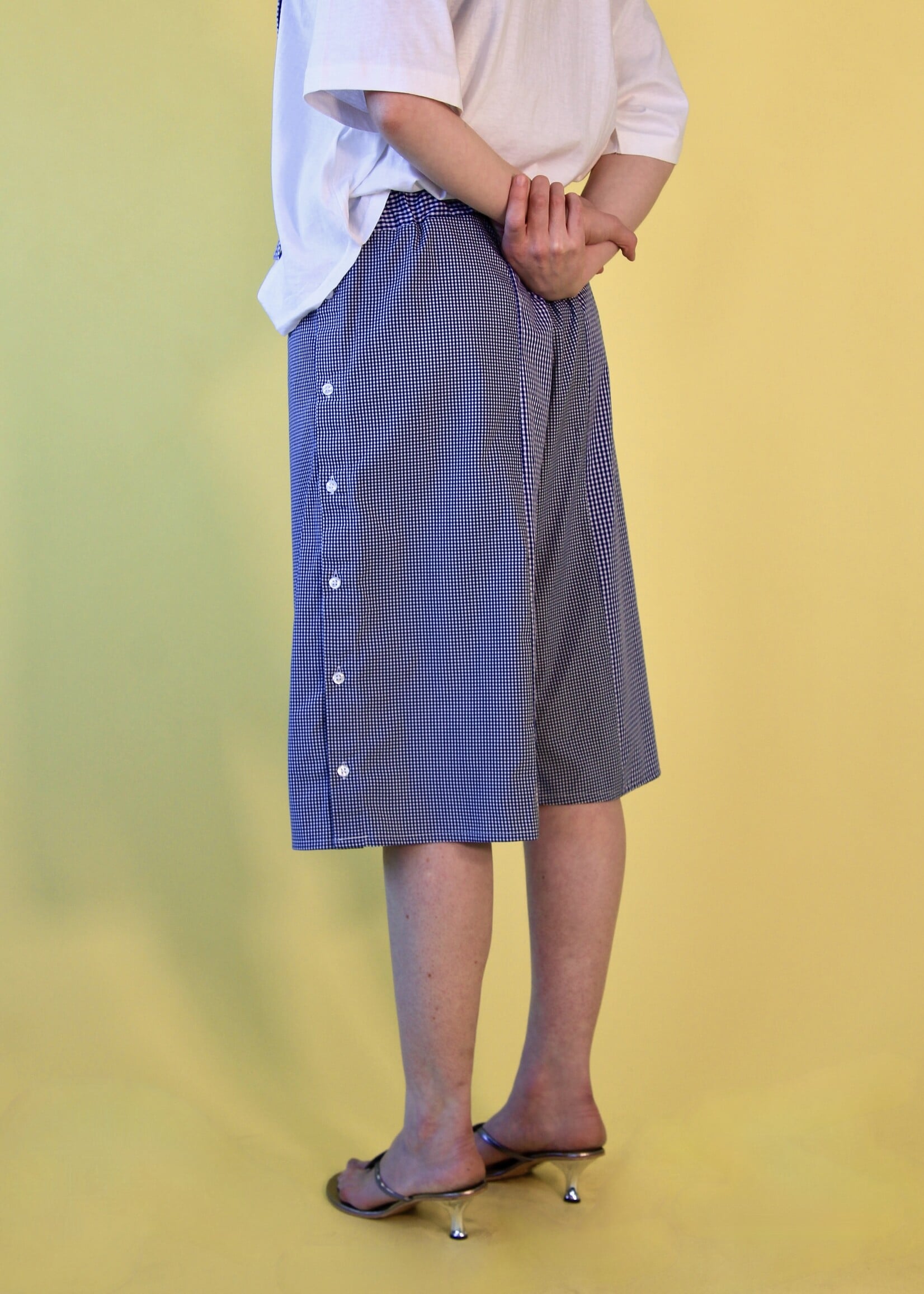 Studio Citizen Studio Citizen Upcycled Sailor Shorts - Blue Gingham XS/S