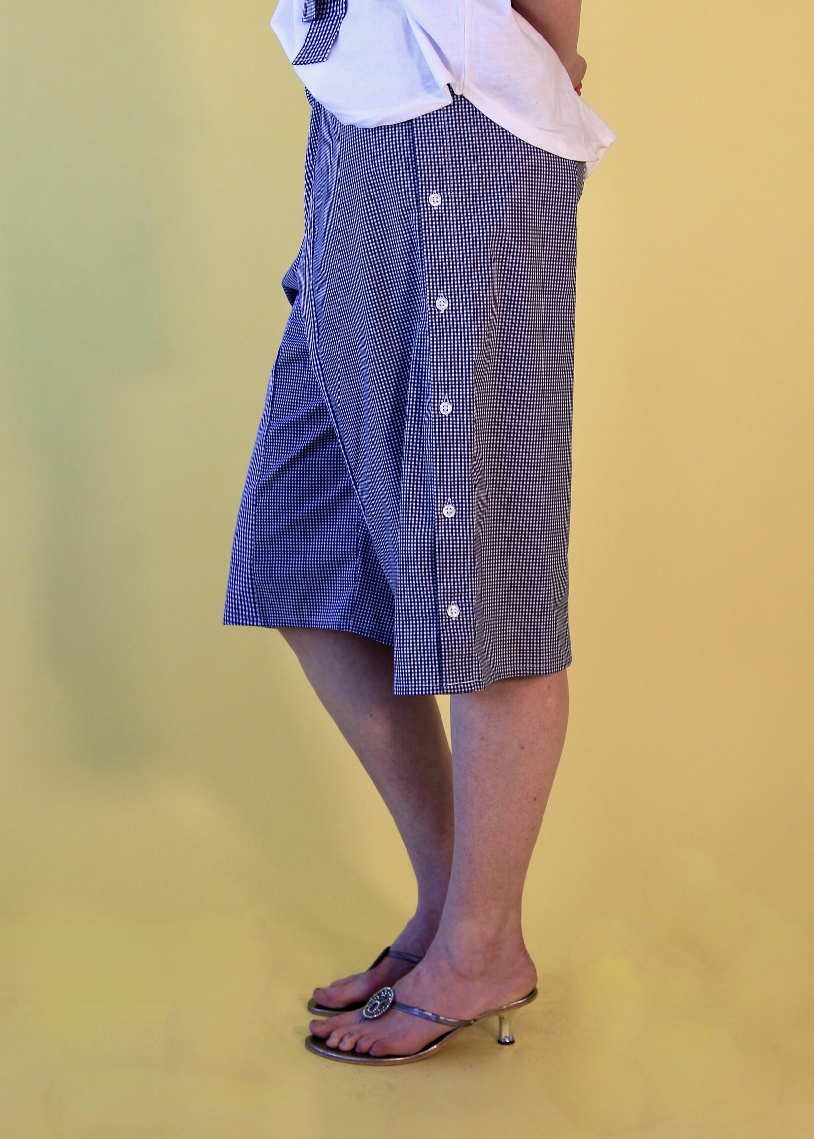 Studio Citizen Studio Citizen Upcycled Sailor Shorts - Blue Gingham XS/S