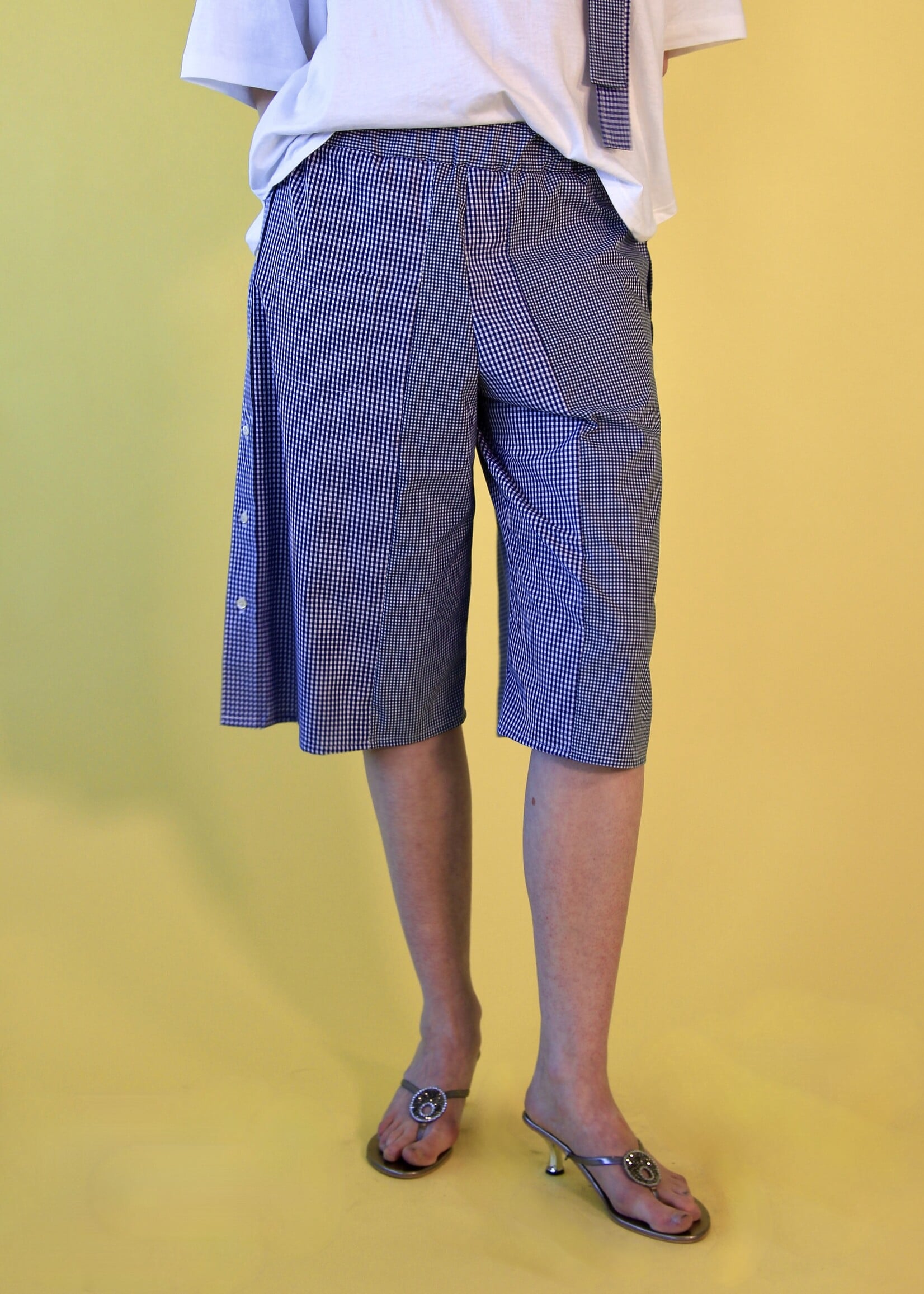 Studio Citizen Studio Citizen Upcycled Sailor Shorts - Blue Gingham XS/S