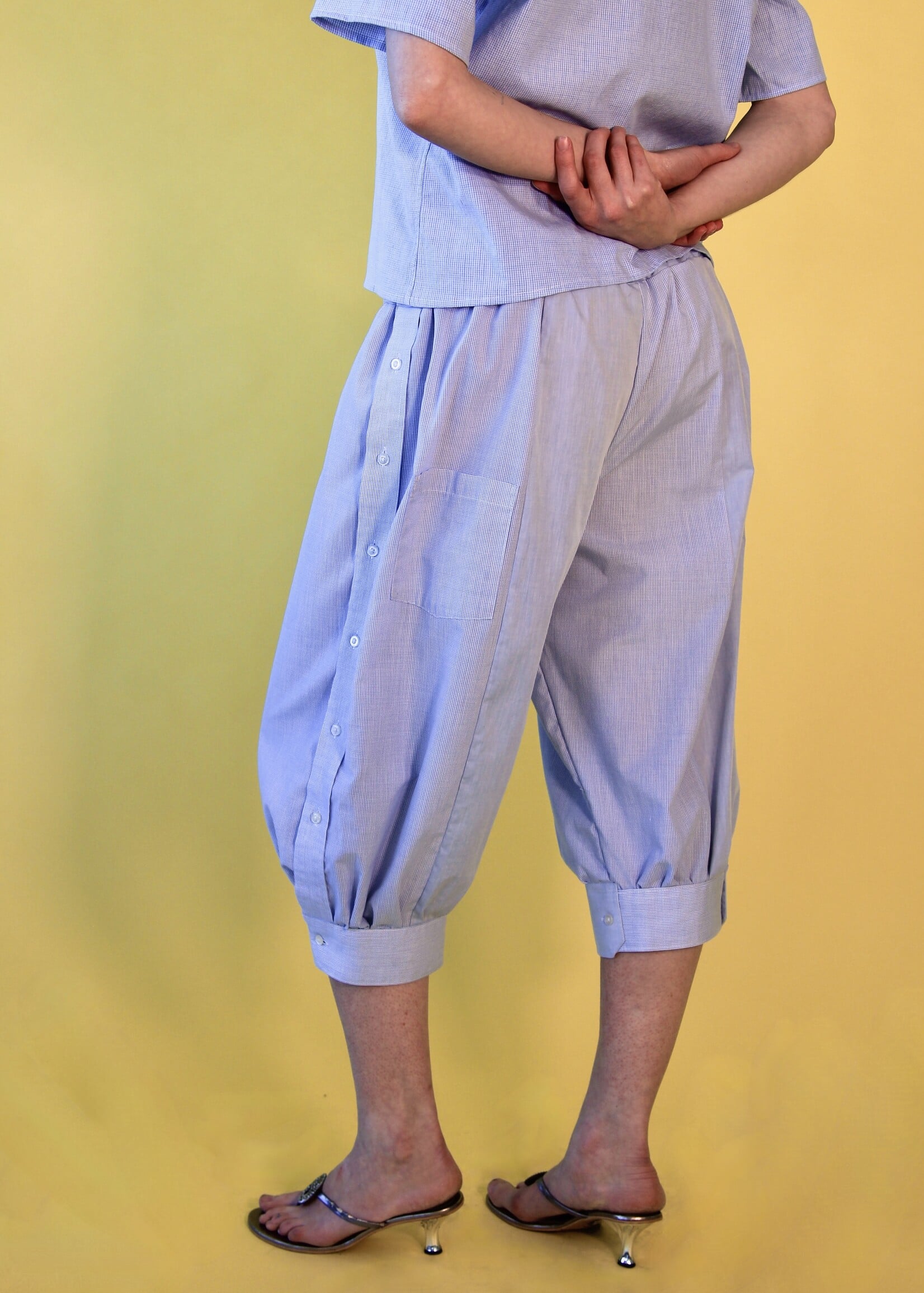 Studio Citizen Upcycled Sailor Bloomers - Light Blue M/L