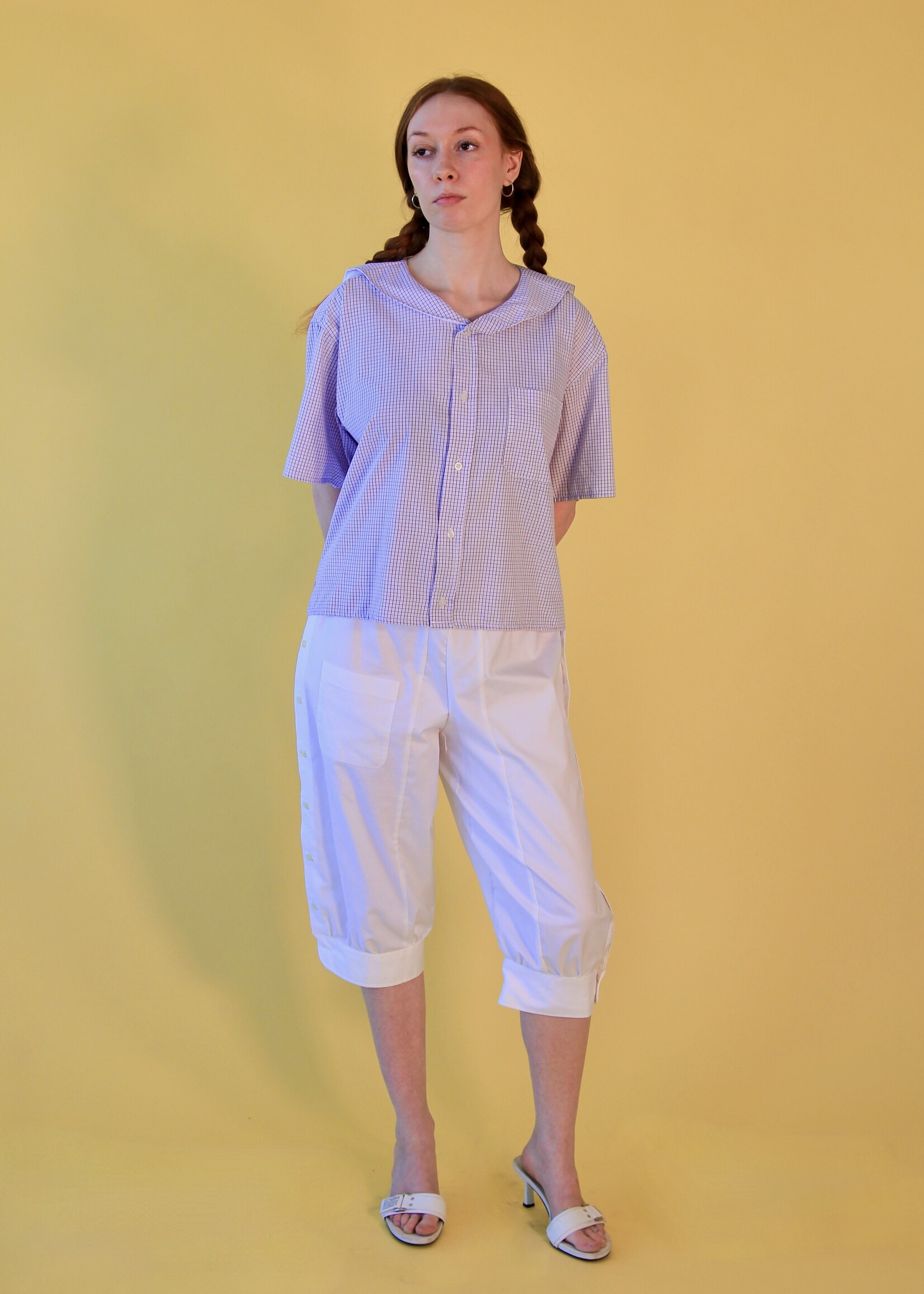 Studio Citizen Upcycled Sailor Bloomers - White XS/S