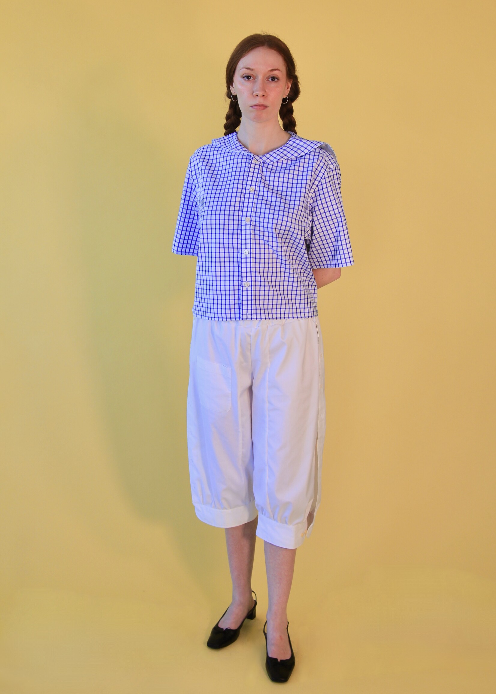 Studio Citizen Upcycled Sailor Bloomers - White XS/S