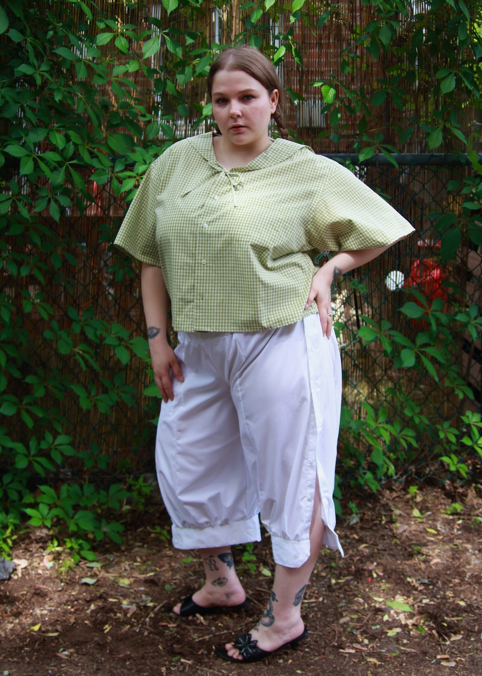 Studio Citizen Studio Citizen Upcycled Sailor Bloomers - White XL/XXL