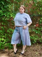 Studio Citizen Upcycled Sailor Shorts - Blue Stripe XL/XXL
