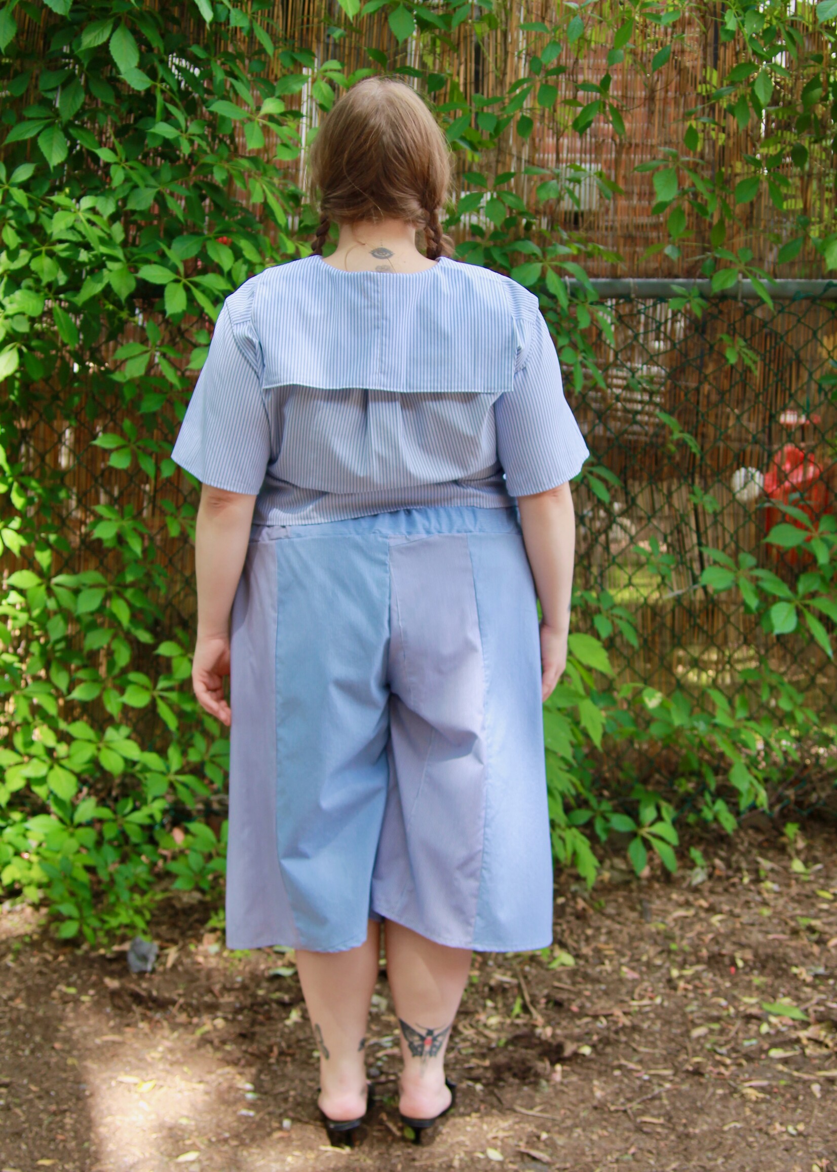 Studio Citizen Studio Citizen Upcycled Sailor Shorts - Blue Stripe XL/XXL
