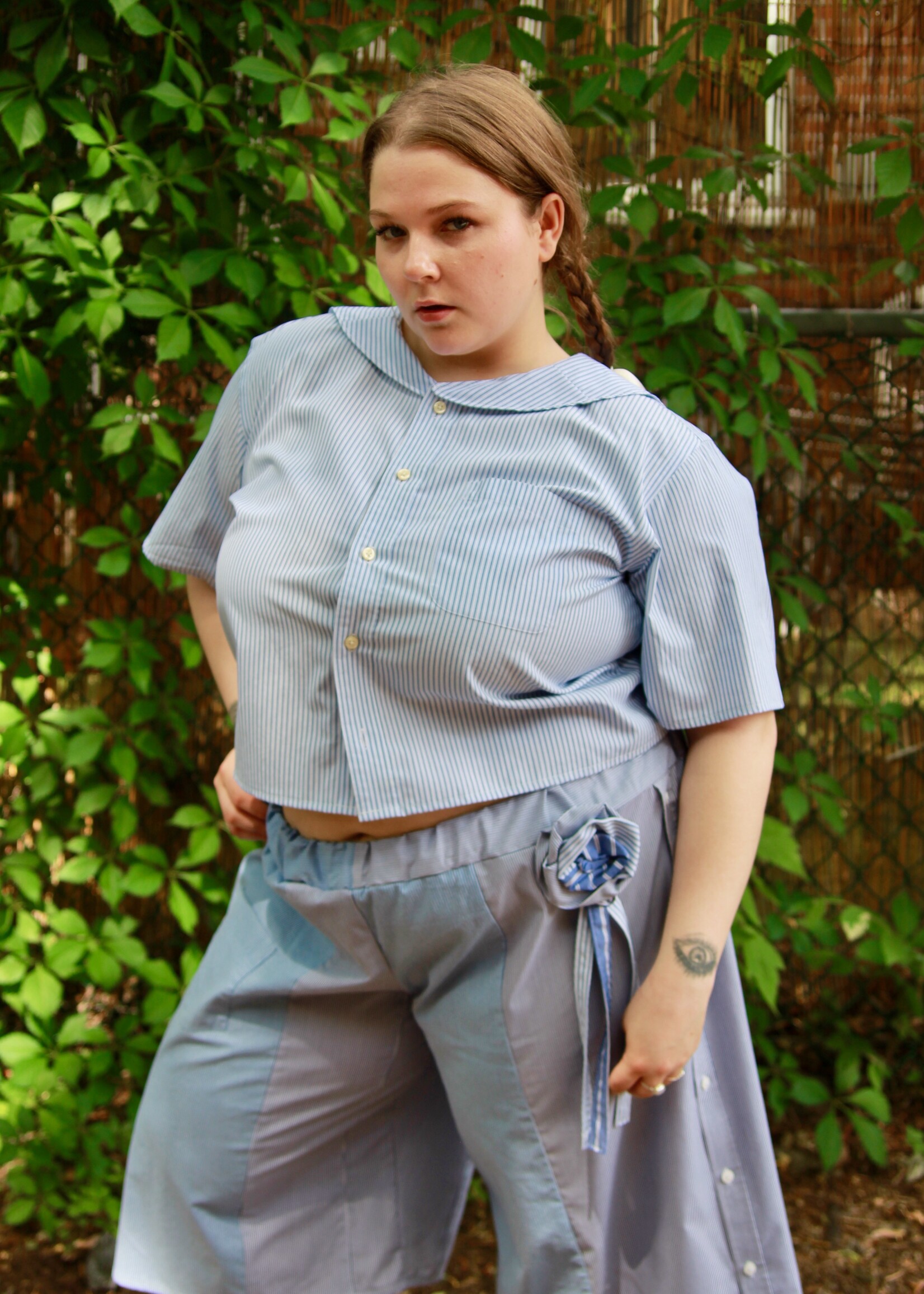 Studio Citizen Studio Citizen Upcycled Sailor Shorts - Blue Stripe XL/XXL