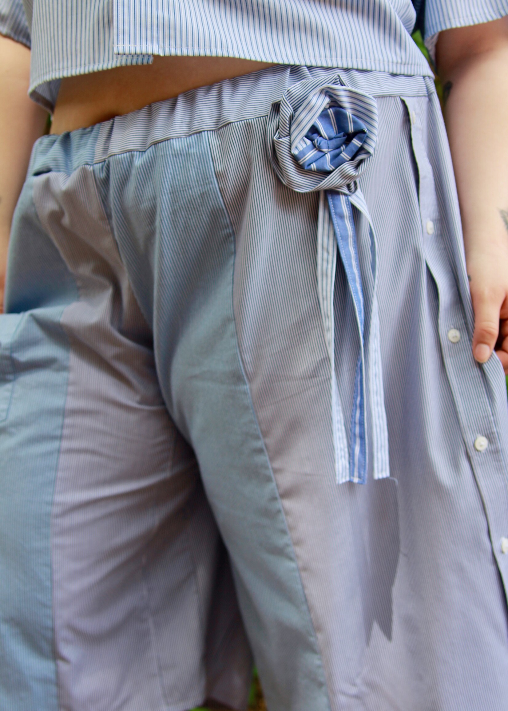 Studio Citizen Studio Citizen Upcycled Sailor Shorts - Blue Stripe XL/XXL