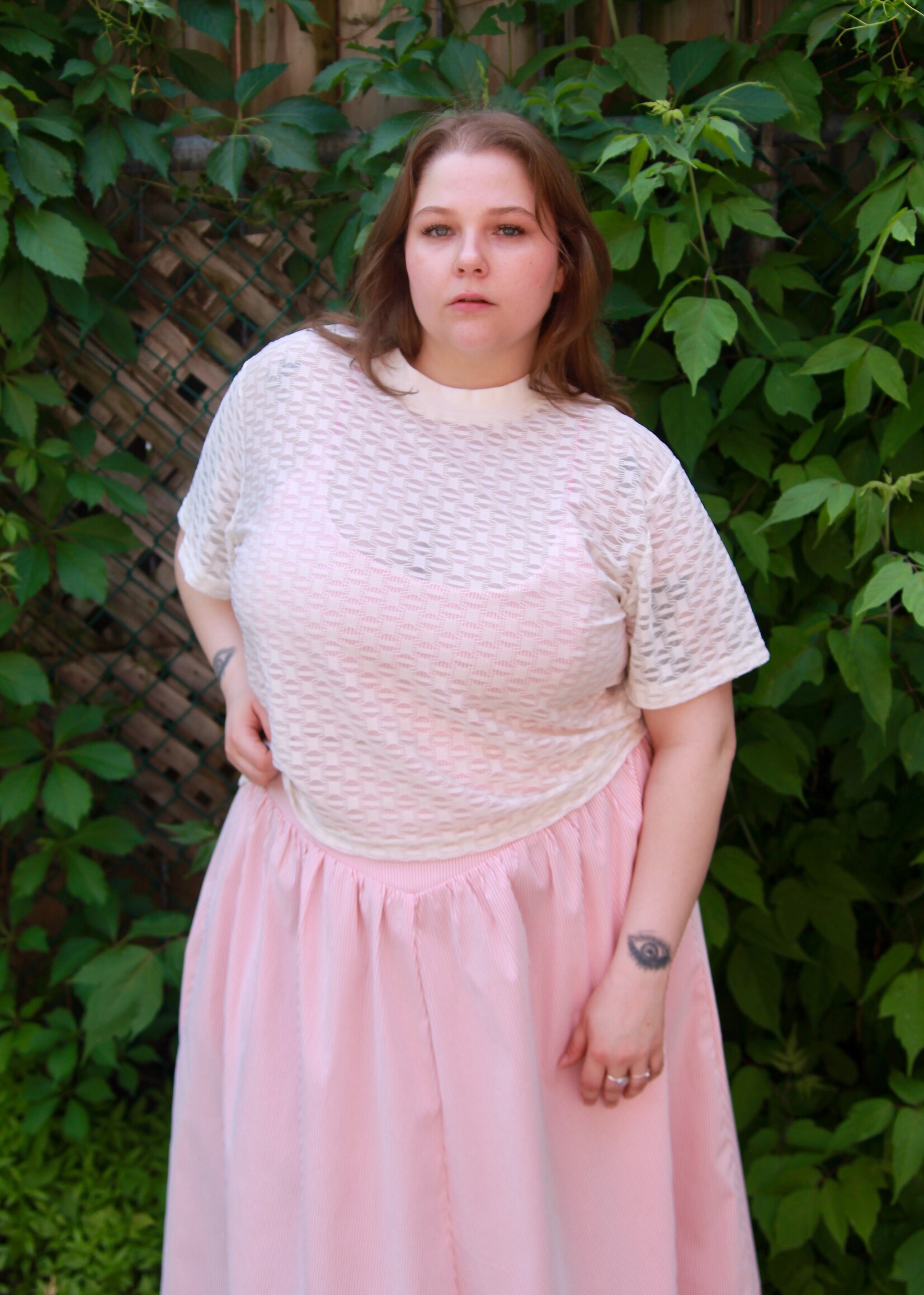 Studio Citizen Studio Citizen Perfect Tee in Cream Mesh