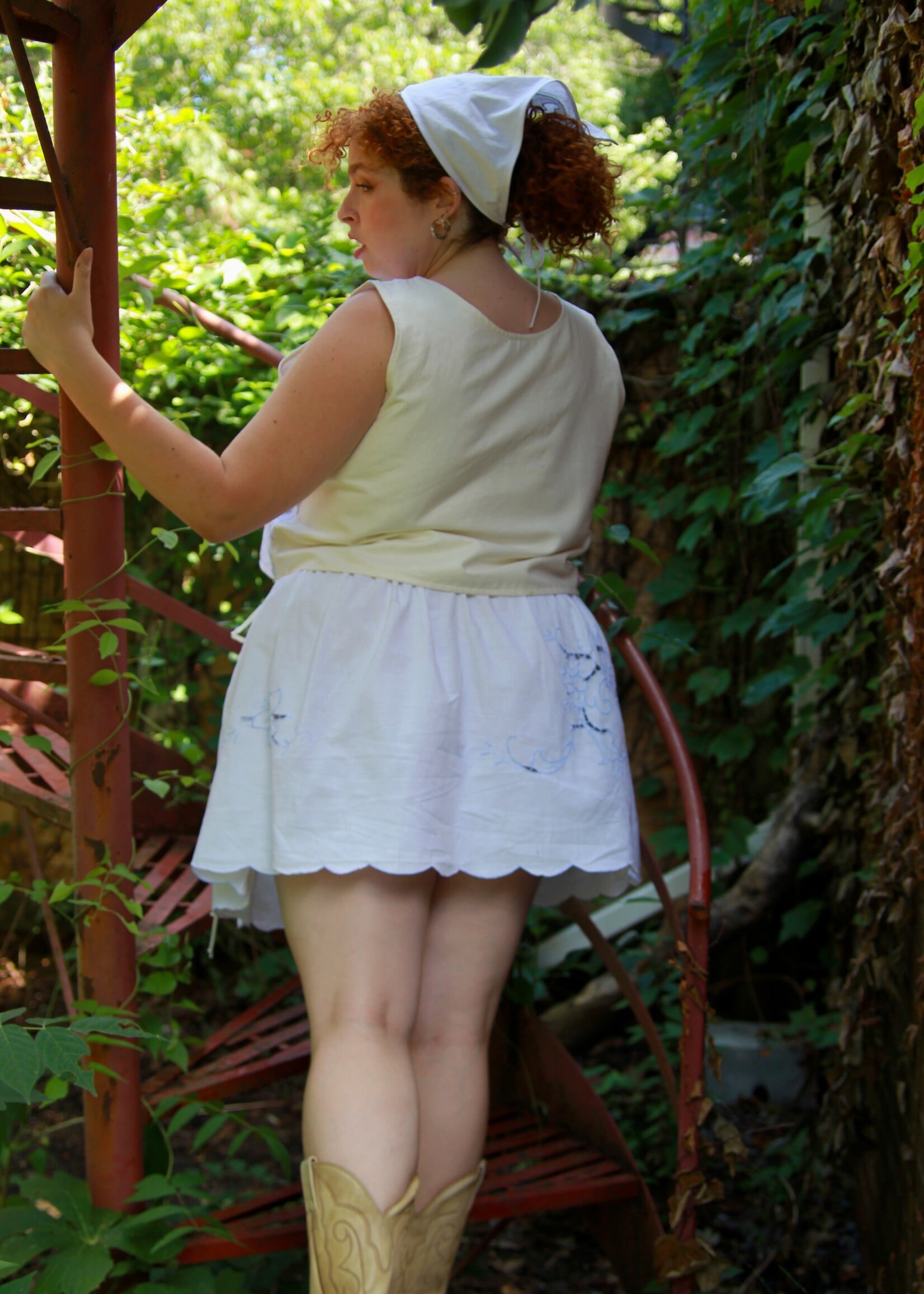 Studio Citizen Studio Citizen Upcycled Linen Skirt - XXL