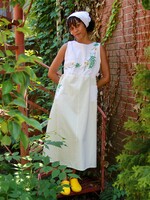 Studio Citizen Upcycled Linen Dress - Dandelions  - S