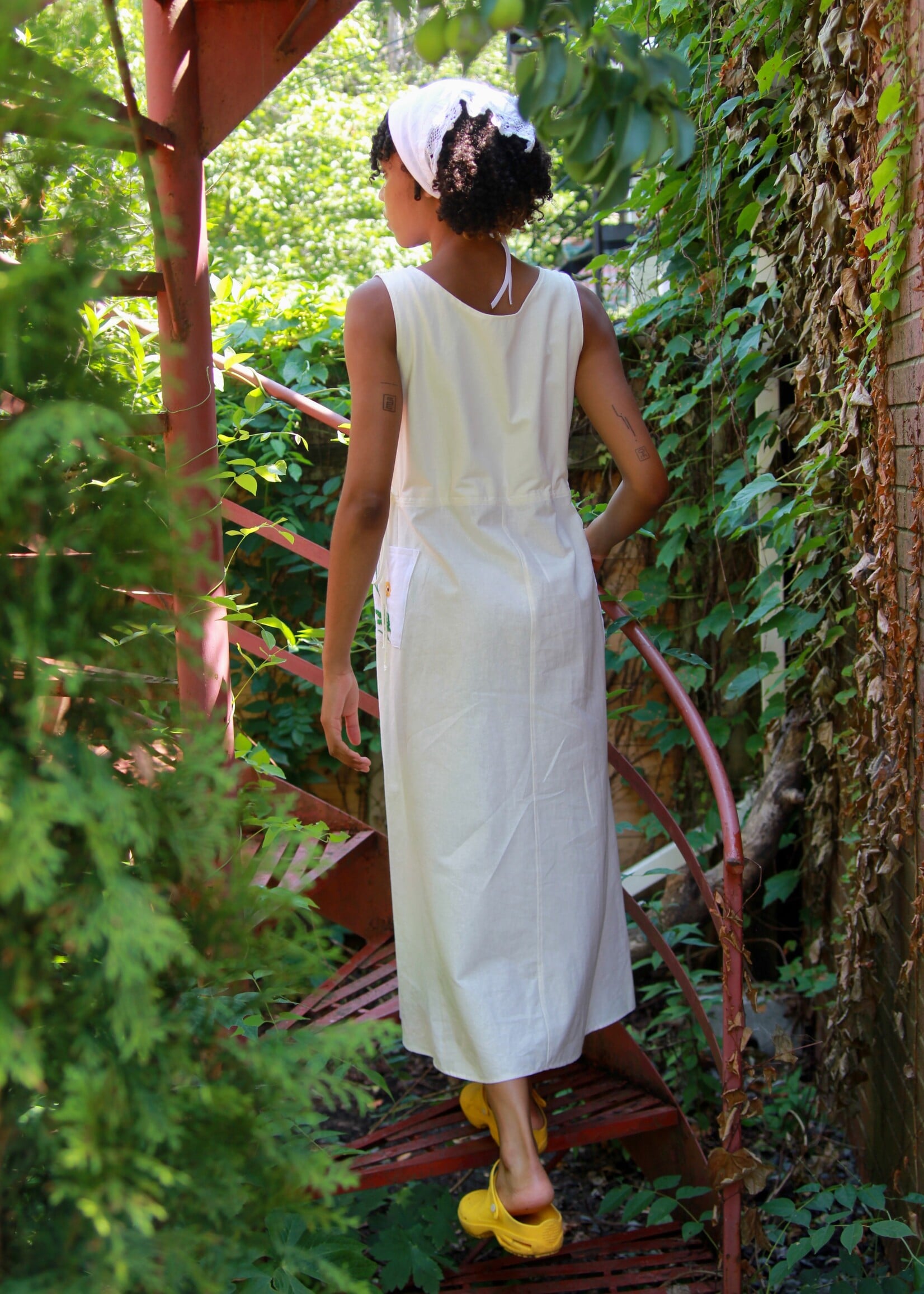 Studio Citizen Studio Citizen Upcycled Linen Dress - Dandelions  - S