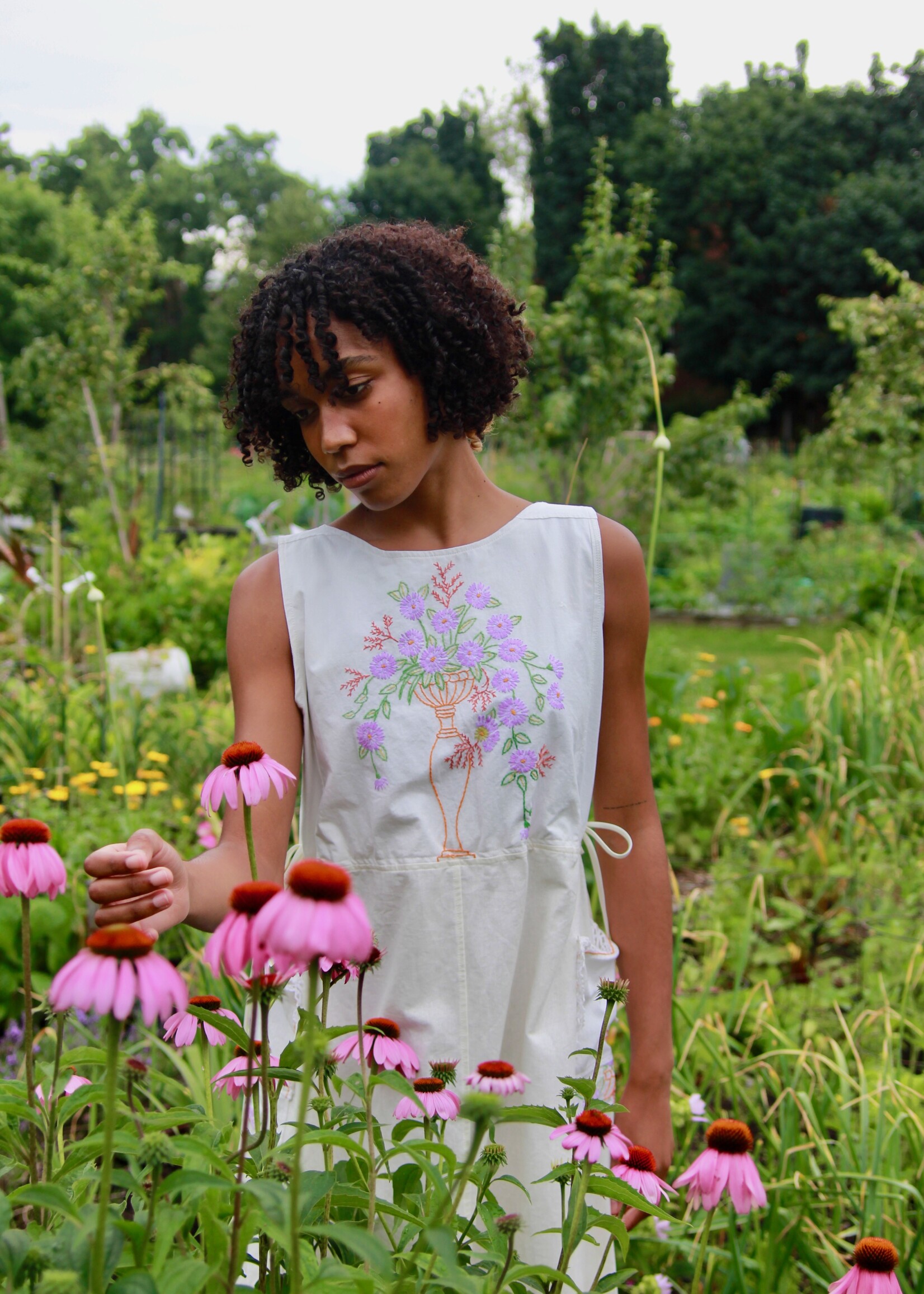 Studio Citizen Studio Citizen Upcycled Linen Dress  -Bouquet - XS