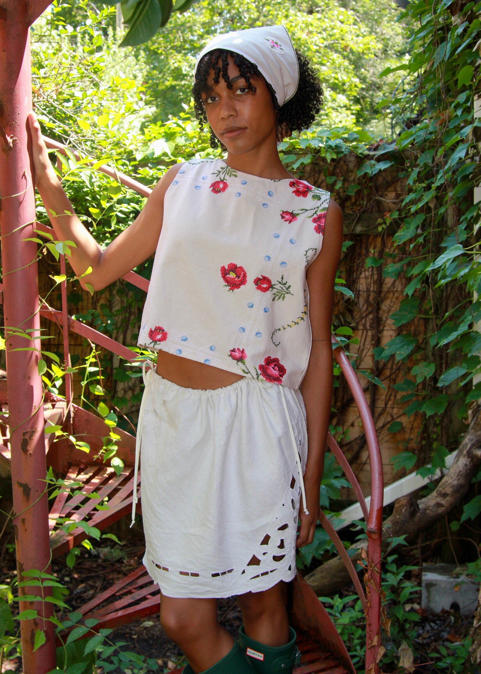 Studio Citizen Studio Citizen Upcycled Linen Skirt  - M