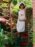 Studio Citizen Upcycled Linen Skirt  - M