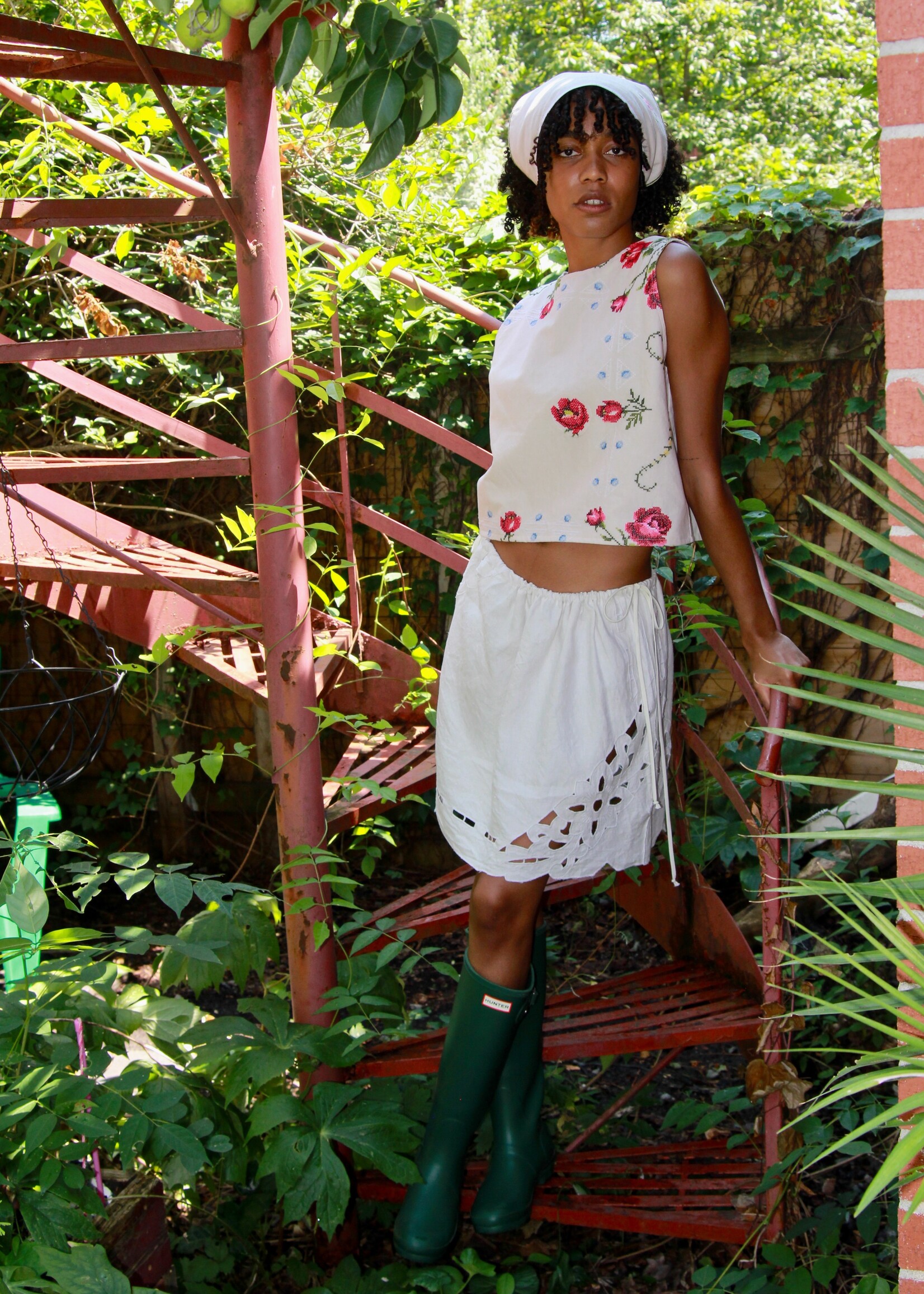 Studio Citizen Studio Citizen Upcycled Linen Skirt  - M