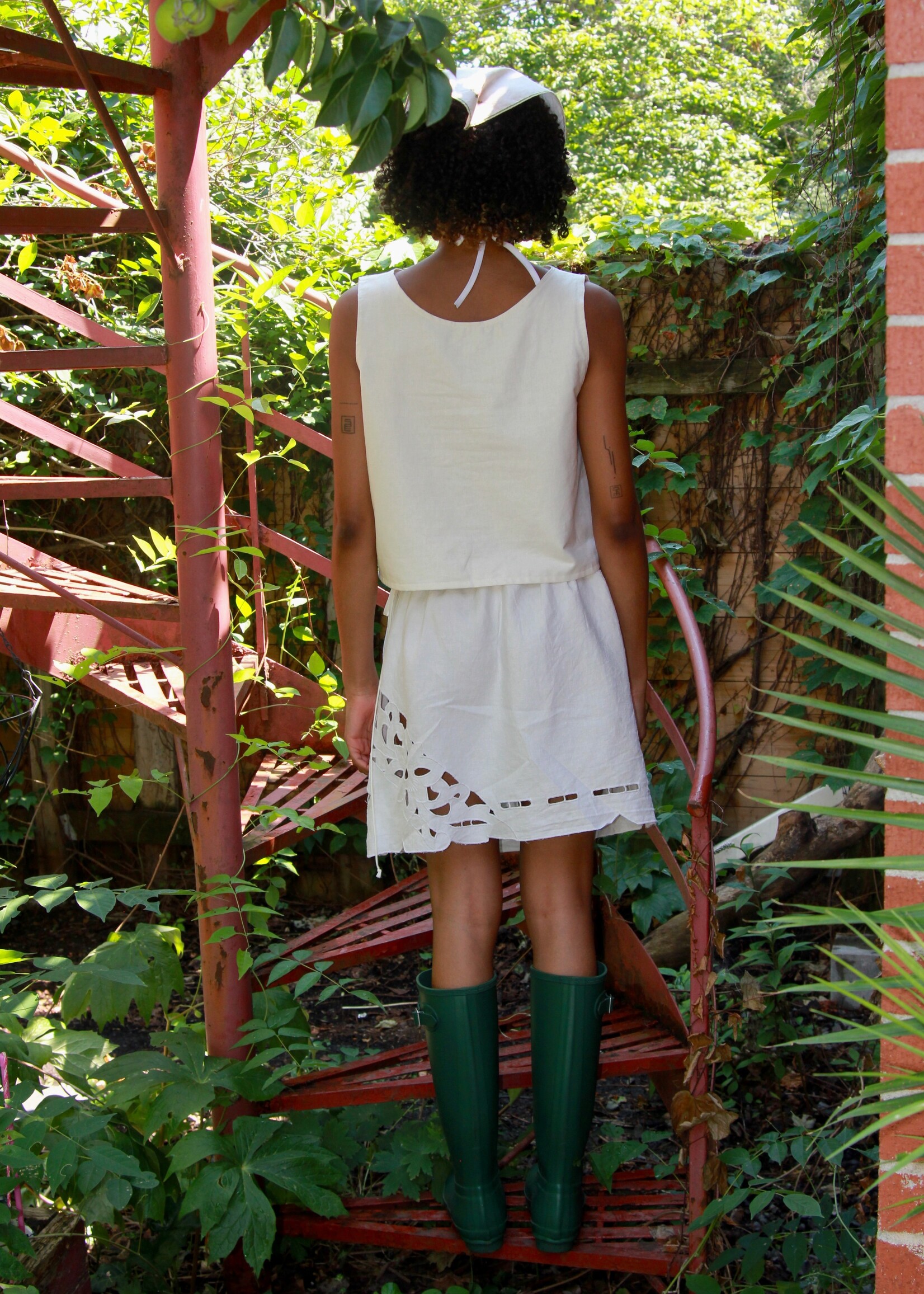 Studio Citizen Studio Citizen Upcycled Linen Skirt  - M