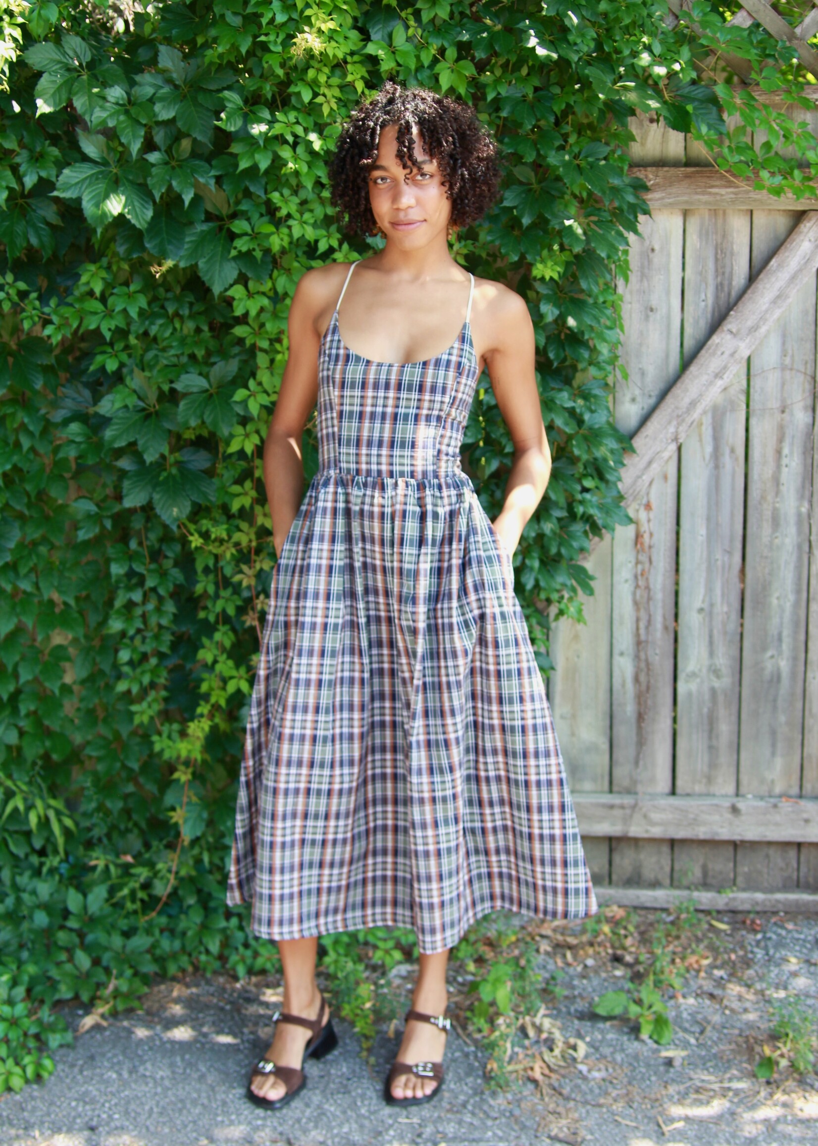Studio Citizen Studio Citizen Maiden Dress in Autumn Plaid