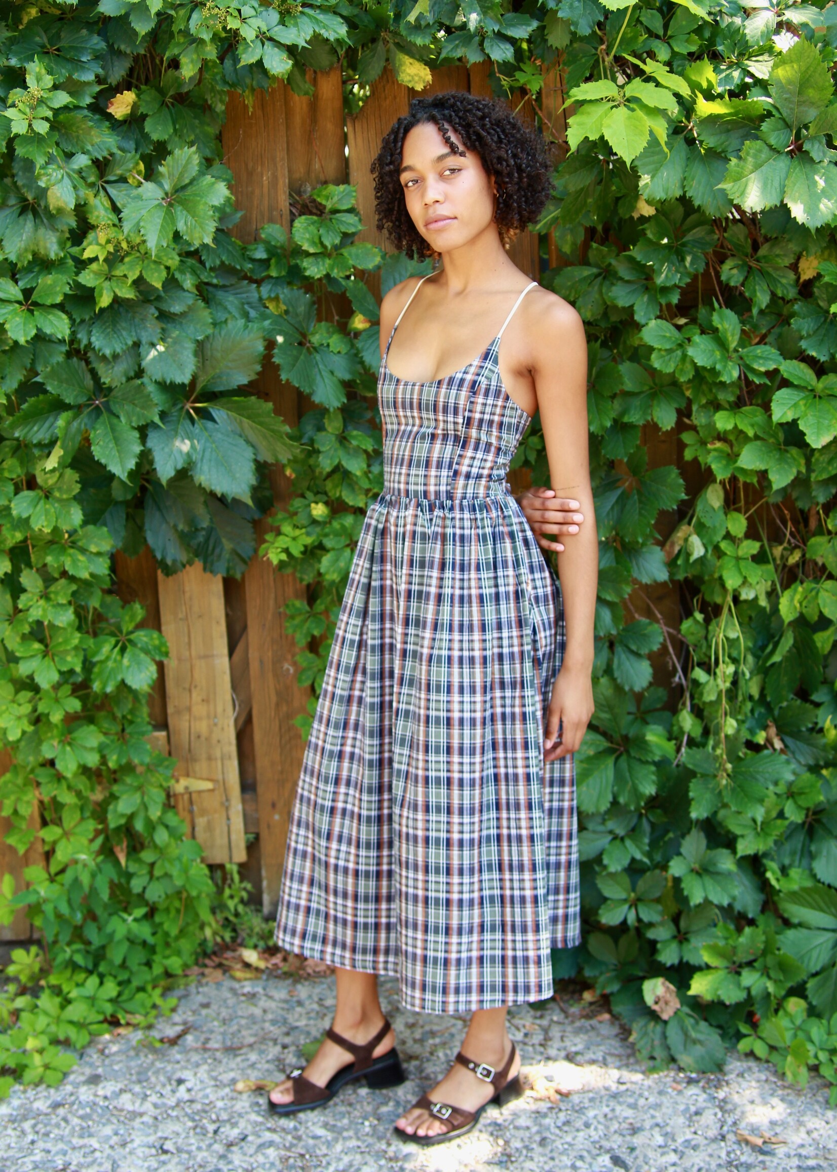 Studio Citizen Studio Citizen Maiden Dress in Autumn Plaid