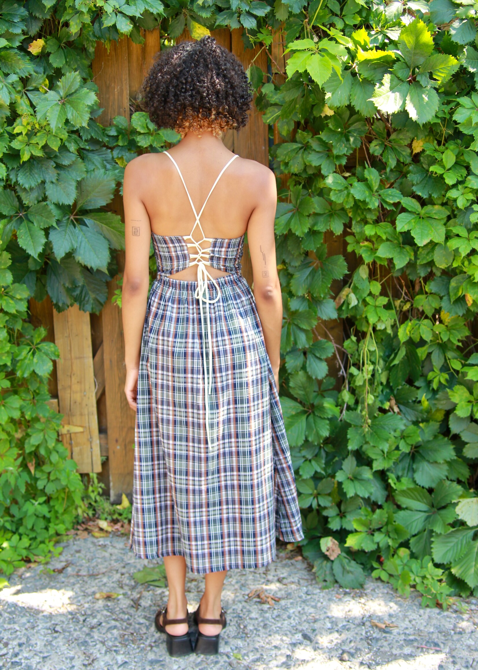 Studio Citizen Studio Citizen Maiden Dress in Autumn Plaid
