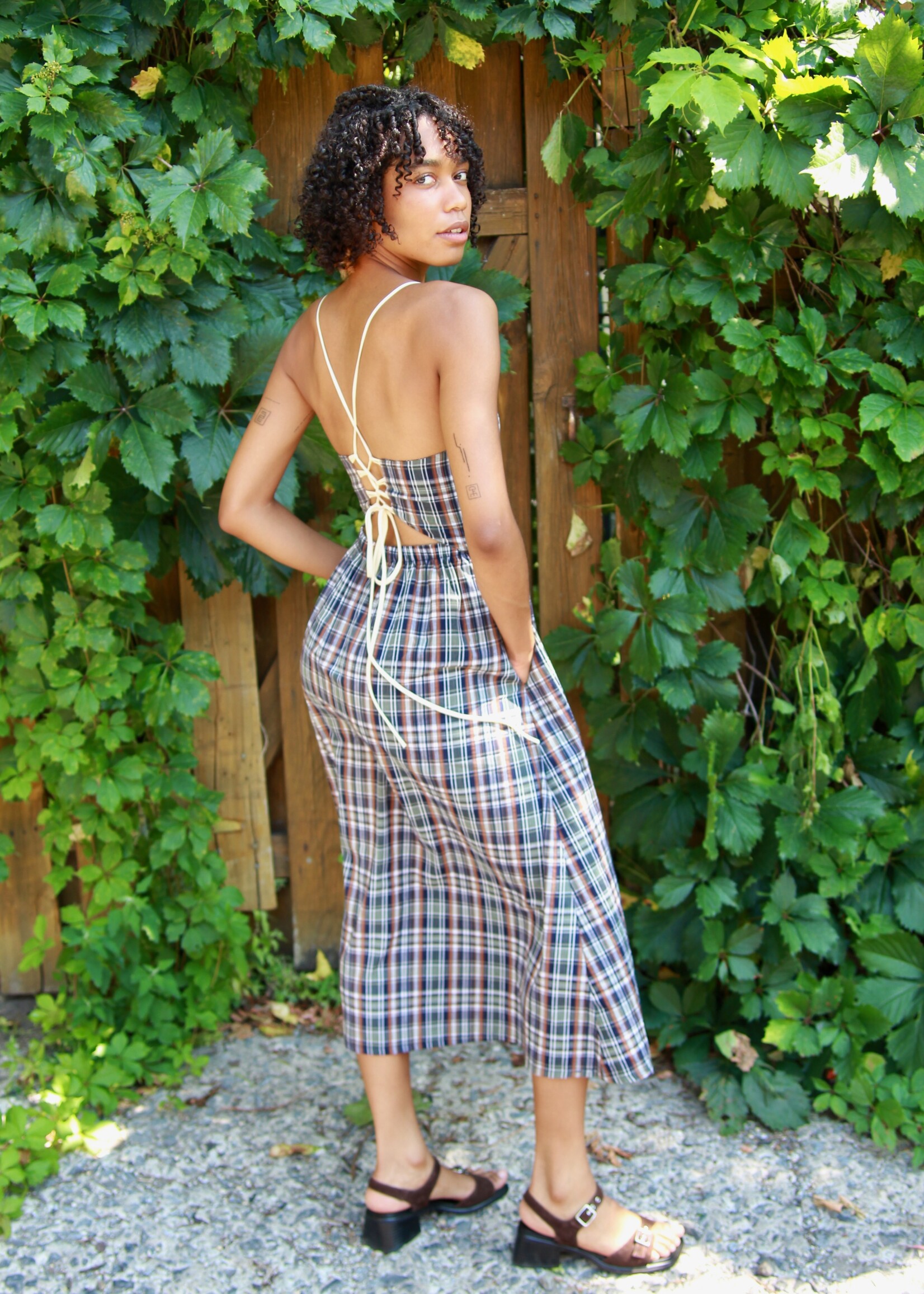 Studio Citizen Studio Citizen Maiden Dress in Autumn Plaid