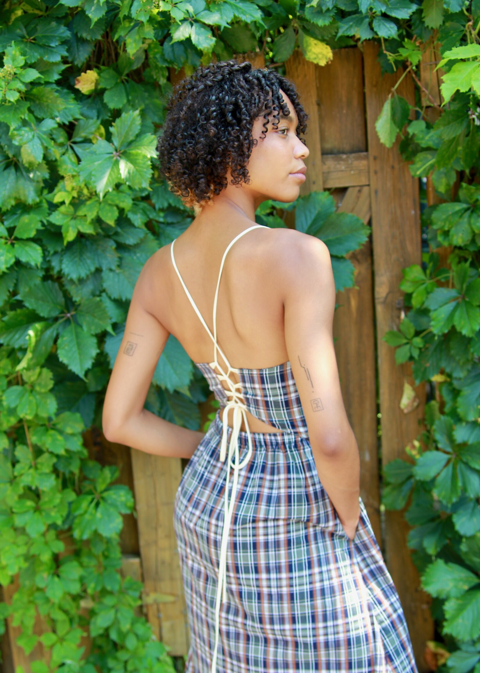 Studio Citizen Studio Citizen Maiden Dress in Autumn Plaid