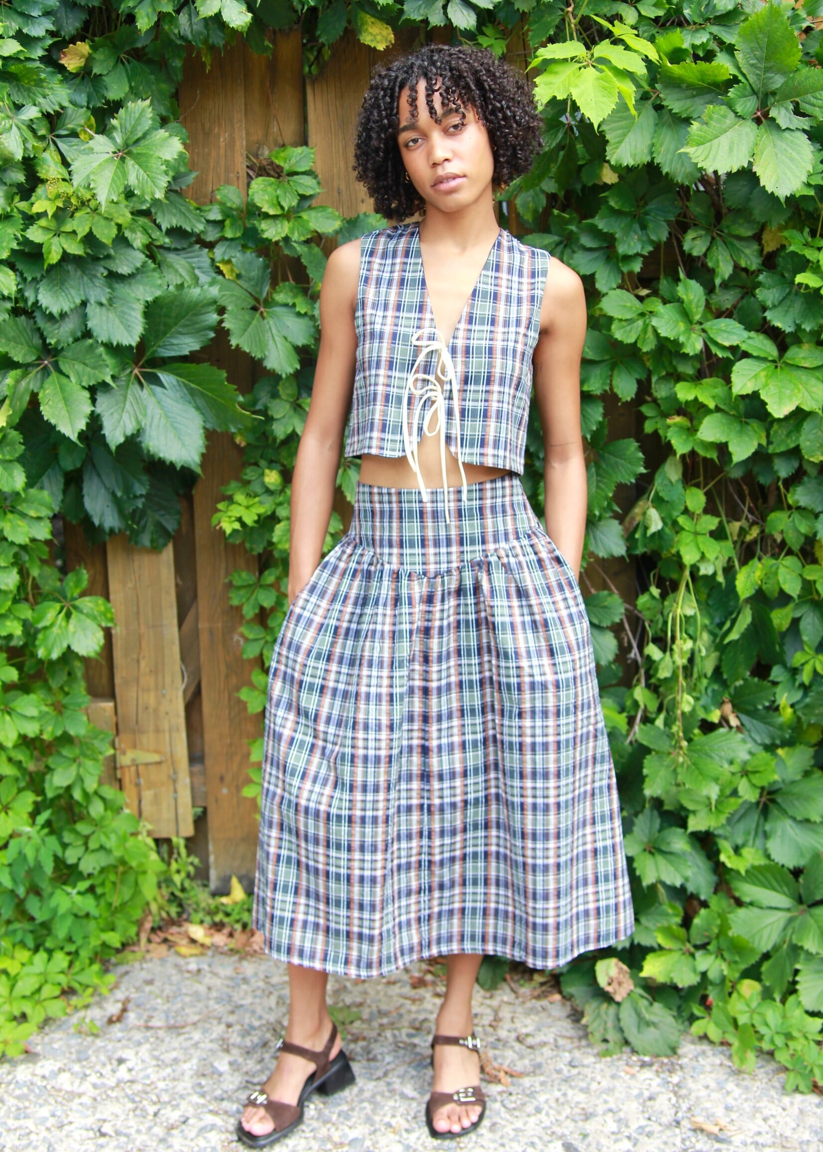 Studio Citizen Studio Citizen Maiden Skirt in Autumn Plaid