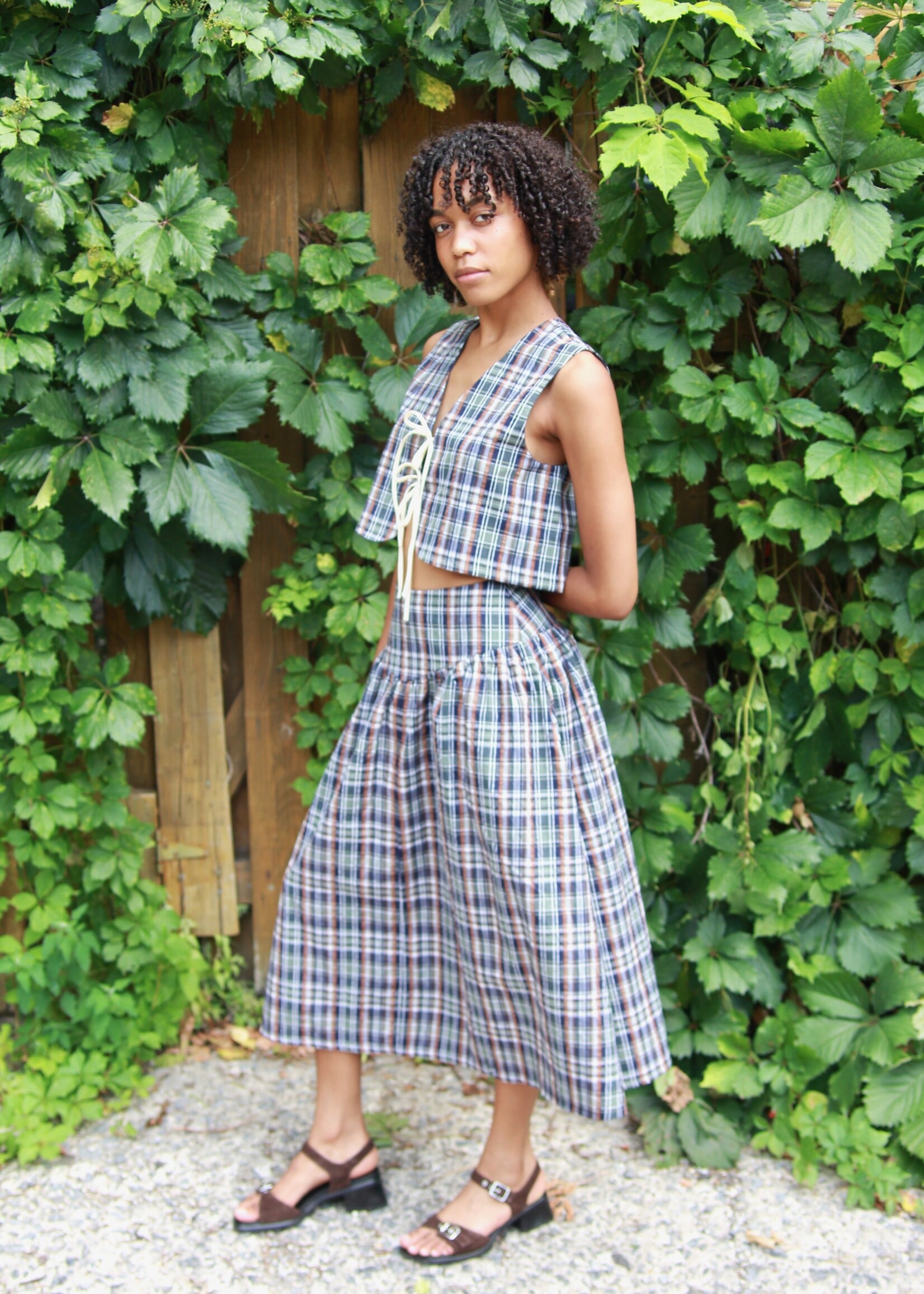 Studio Citizen Studio Citizen Maiden Skirt in Autumn Plaid