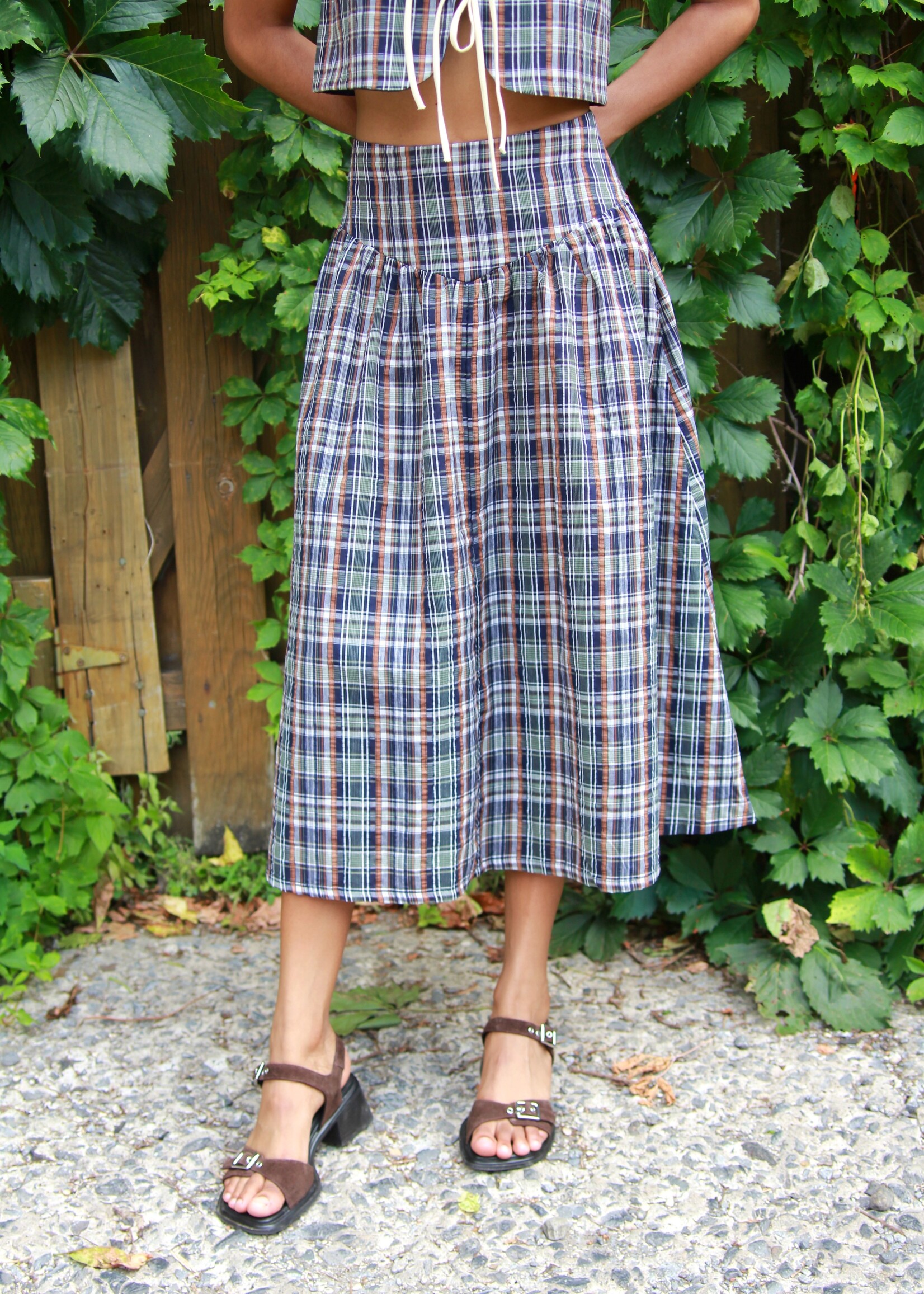 Studio Citizen Studio Citizen Maiden Skirt in Autumn Plaid