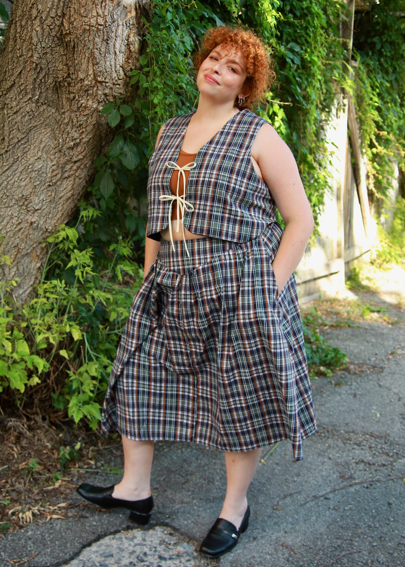 Studio Citizen Studio Citizen Maiden Skirt in Autumn Plaid