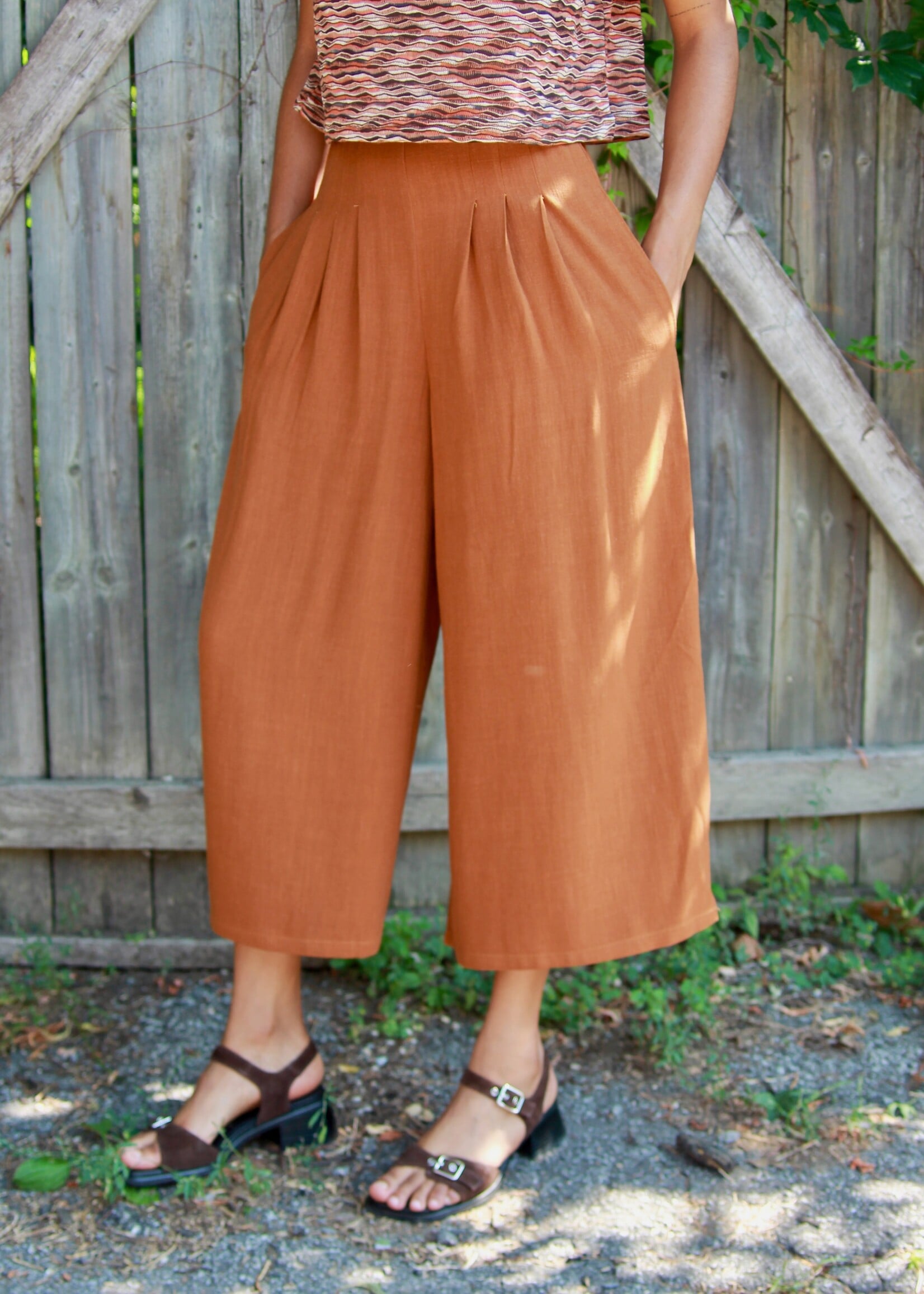 Studio Citizen Studio Citizen Palazzo Pants in Russet Rayon