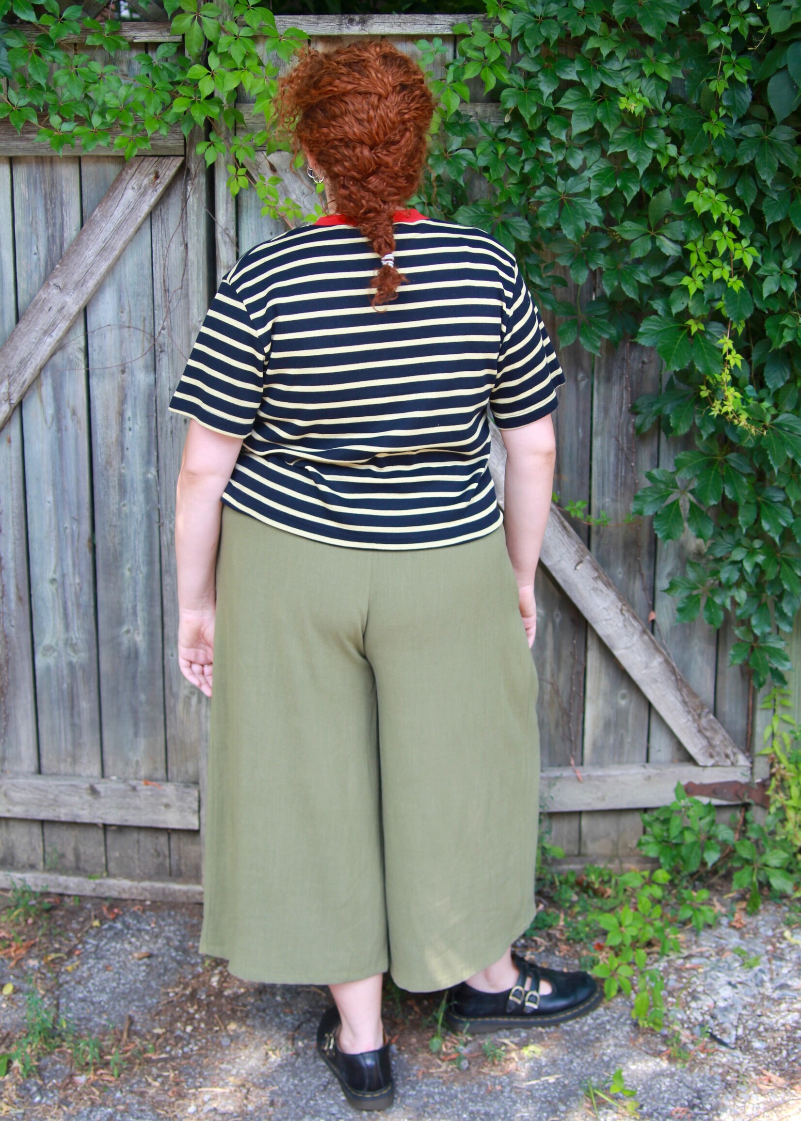 Studio Citizen Studio Citizen Palazzo Pants in Moss Green