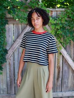 Studio Citizen Perfect Tee in Navy Stripe Knit