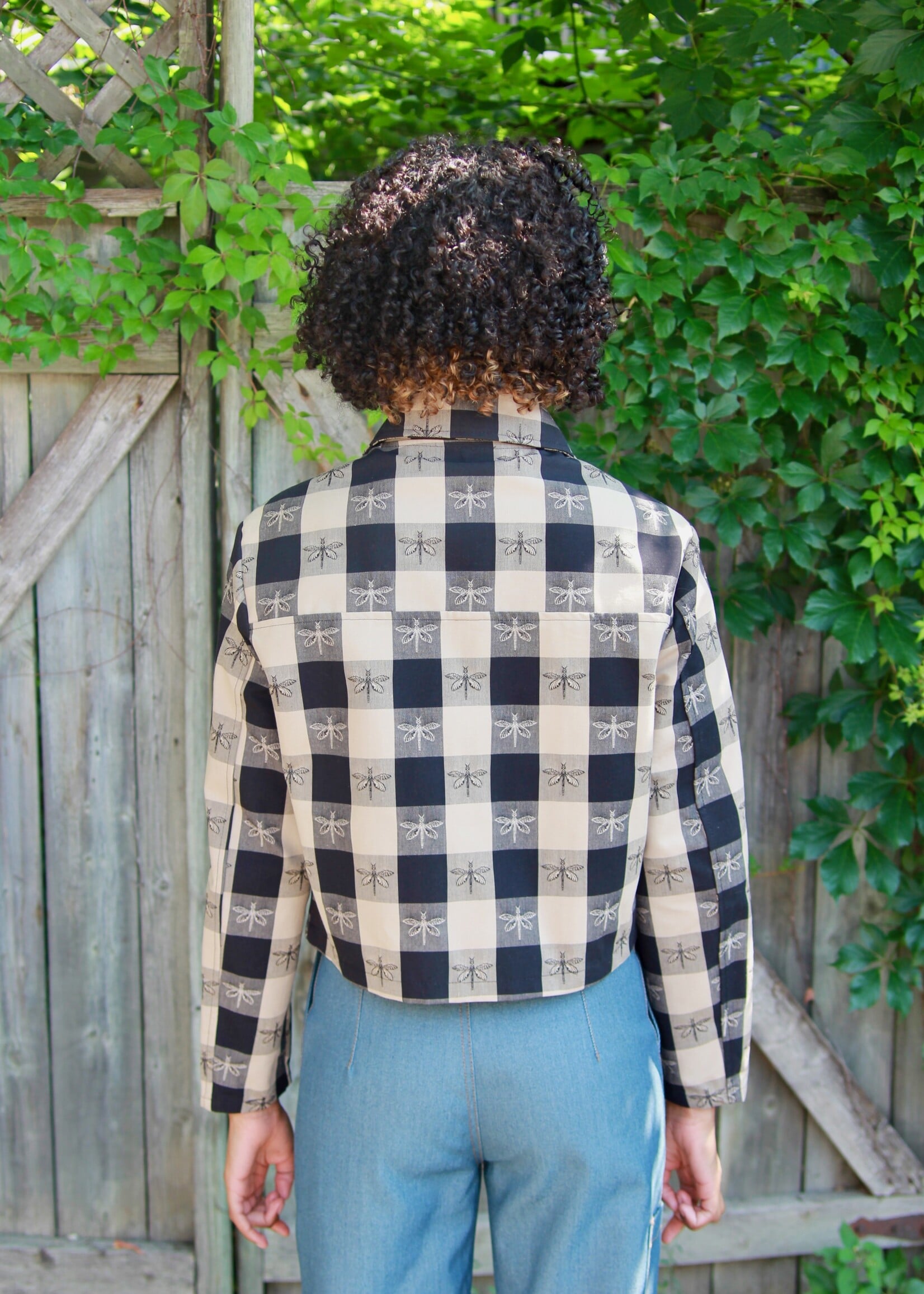 Studio Citizen Studio Citizen Jacket in Firefly Gingham Cotton Canvas