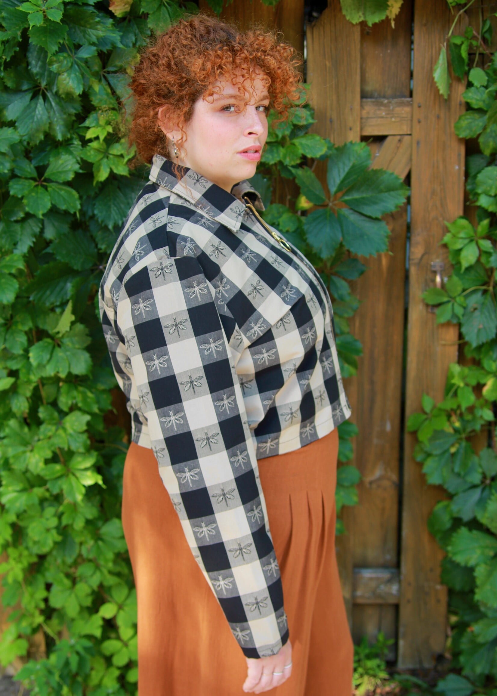 Studio Citizen Studio Citizen Jacket in Firefly Gingham Cotton Canvas