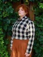 Studio Citizen Jacket in Firefly Gingham Cotton Canvas