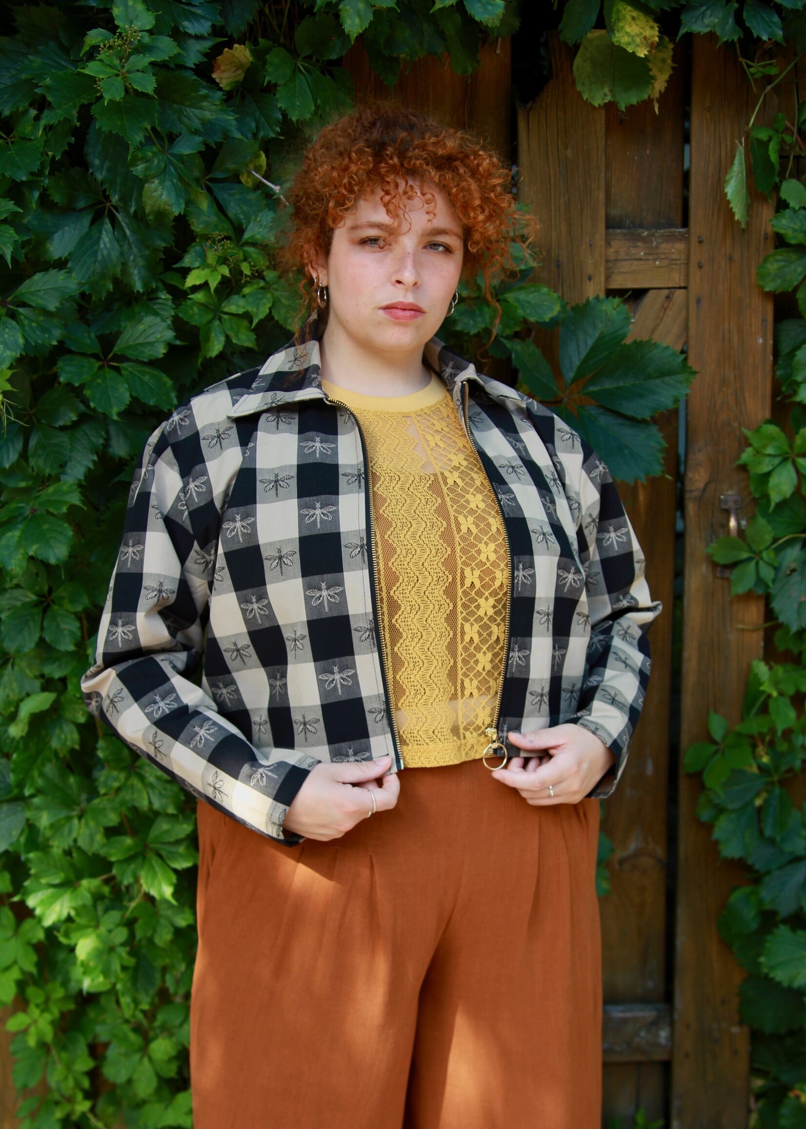 Studio Citizen Studio Citizen Jacket in Firefly Gingham Cotton Canvas