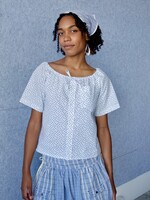 Studio Citizen Upcycyled Back to School Top - Tiny Flowers - S