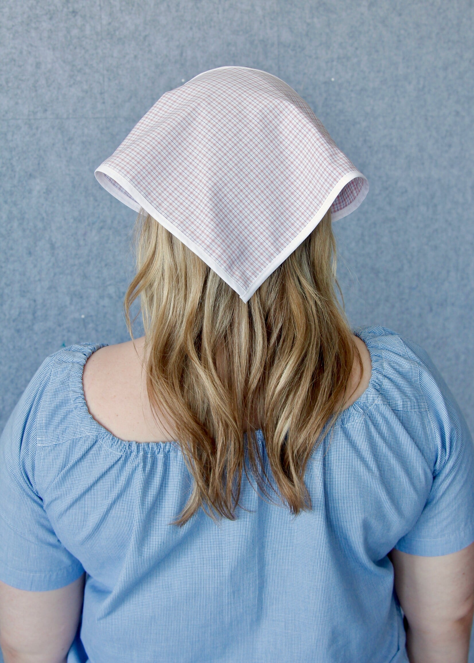 Studio Citizen Upcycyled Back to School Bandana - Pink Plaid