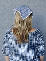 Studio Citizen Upcycyled Back to School Bandana - Blue Plaid