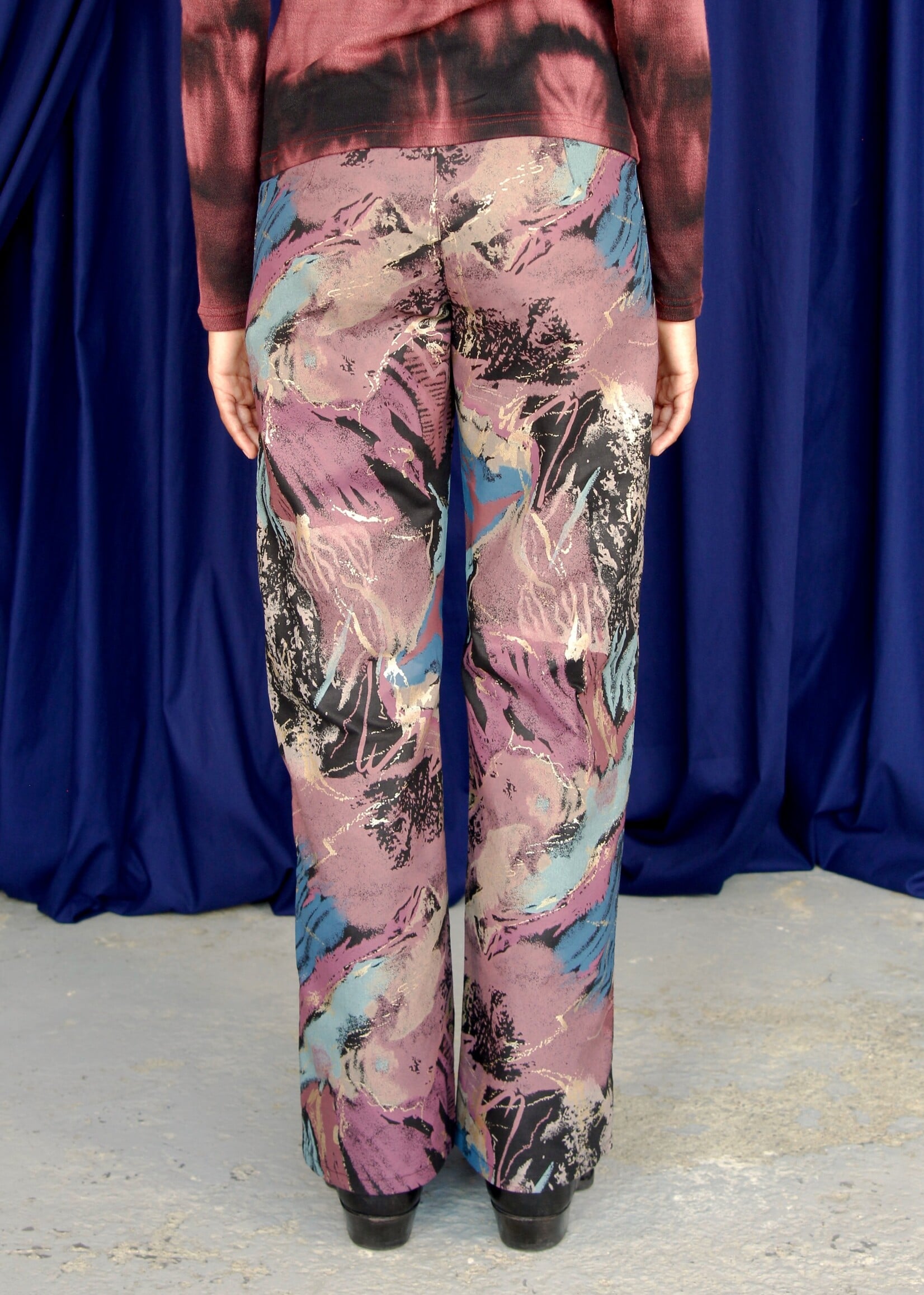 Studio Citizen Studio Citizen Straight Cut Pants in Paint Splattered Cotton