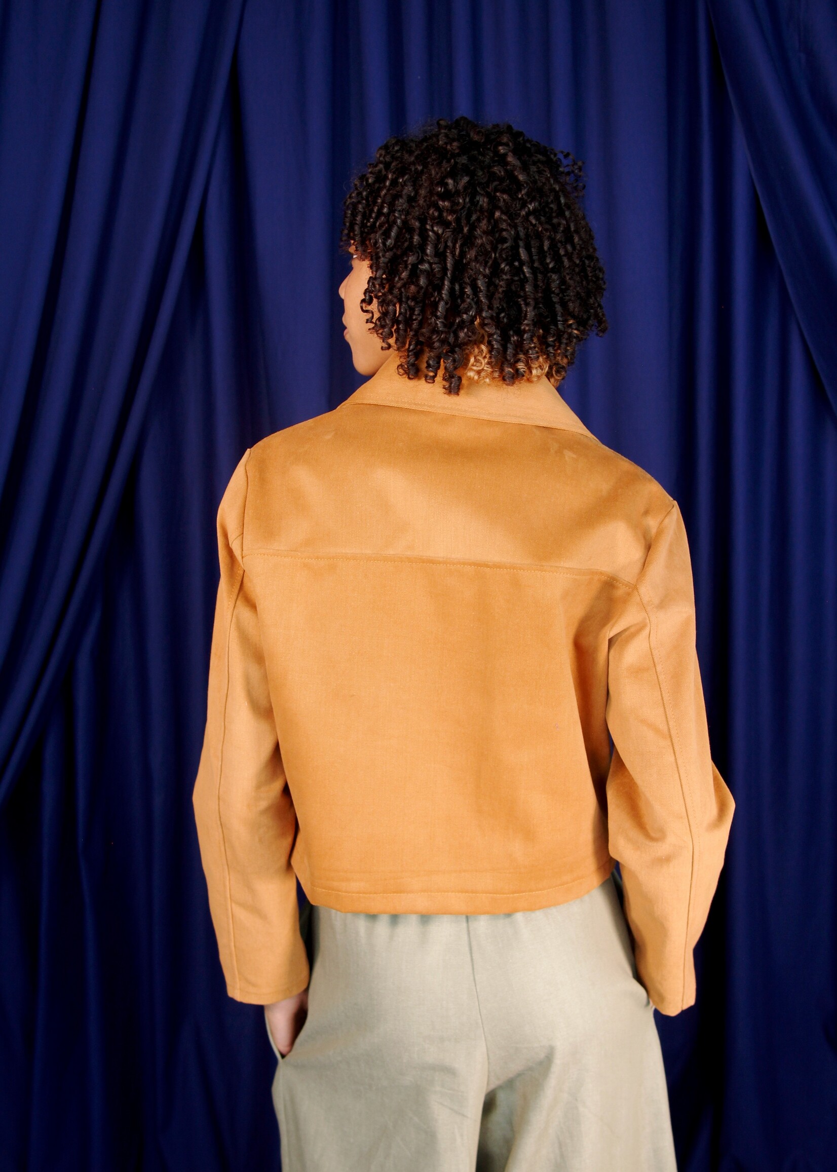 Studio Citizen Studio Citizen Zipper Jacket in Brown Ochre