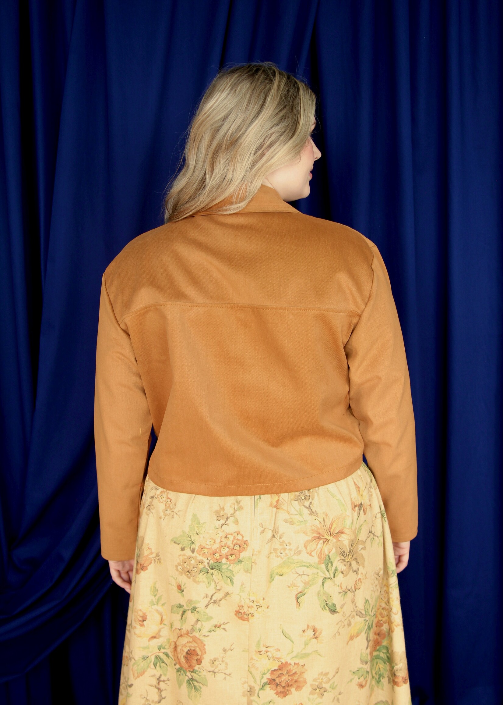Studio Citizen Studio Citizen Zipper Jacket in Brown Ochre